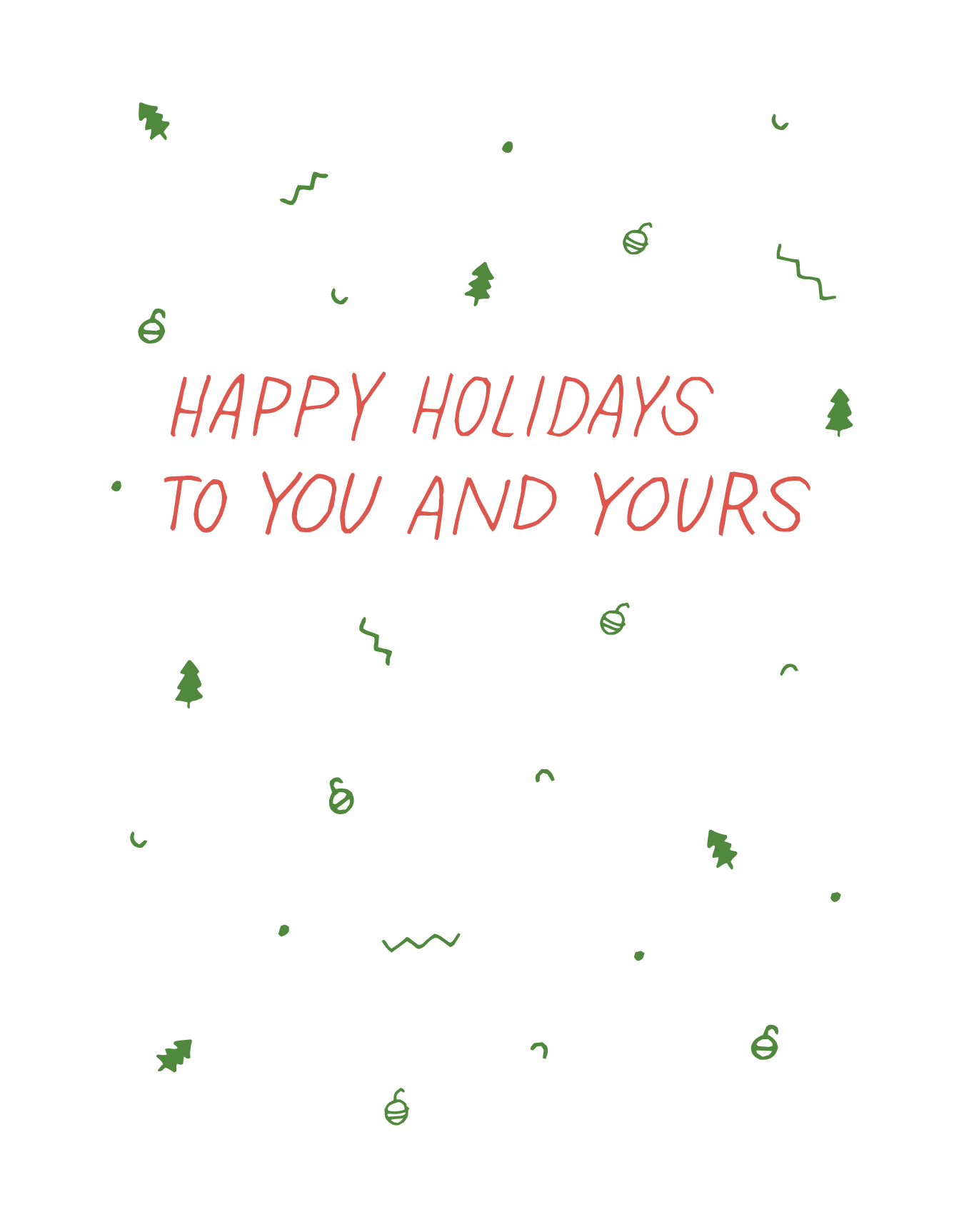 Holiday Confetti Card