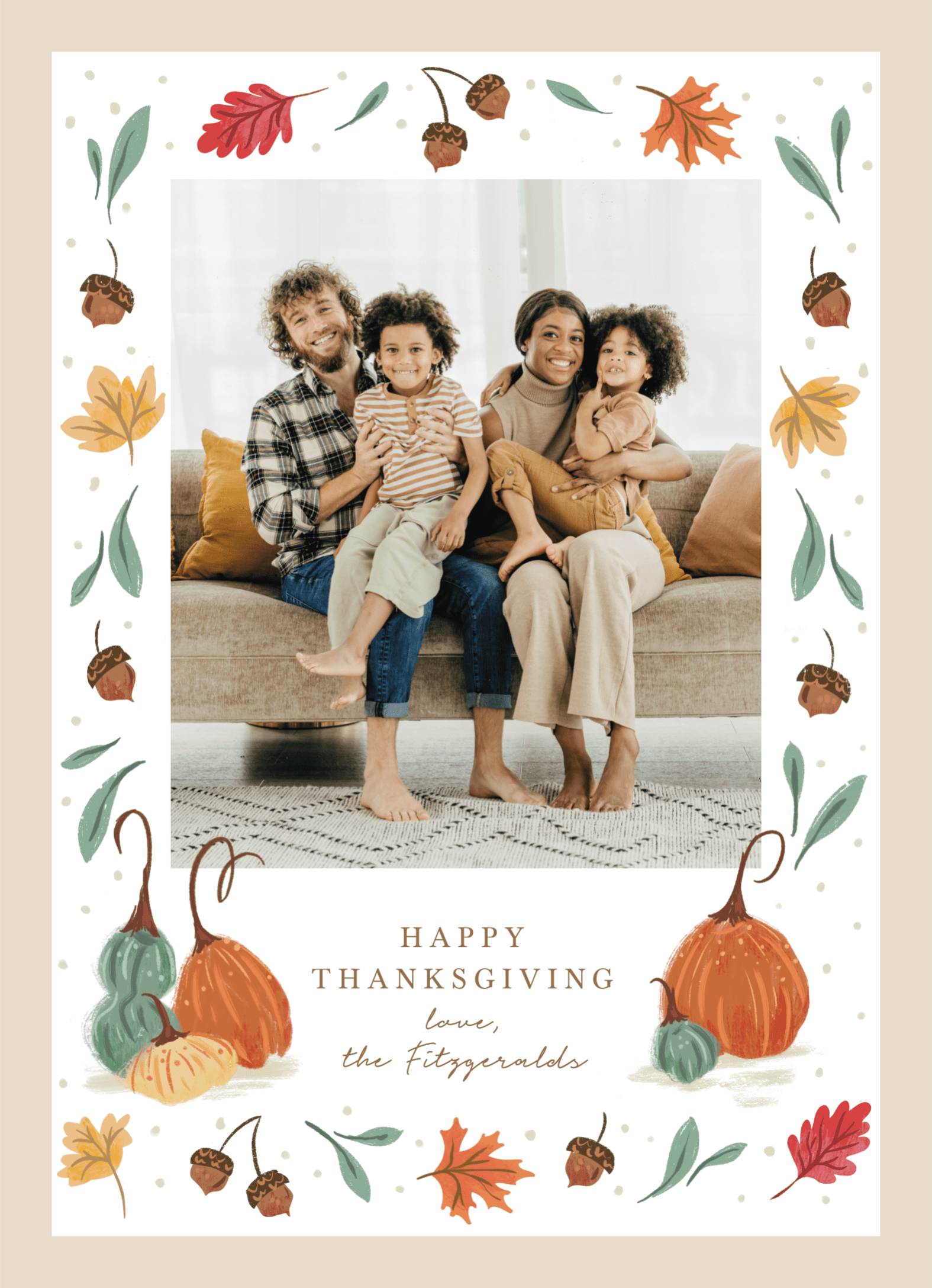 Thanksgiving Painted Frame