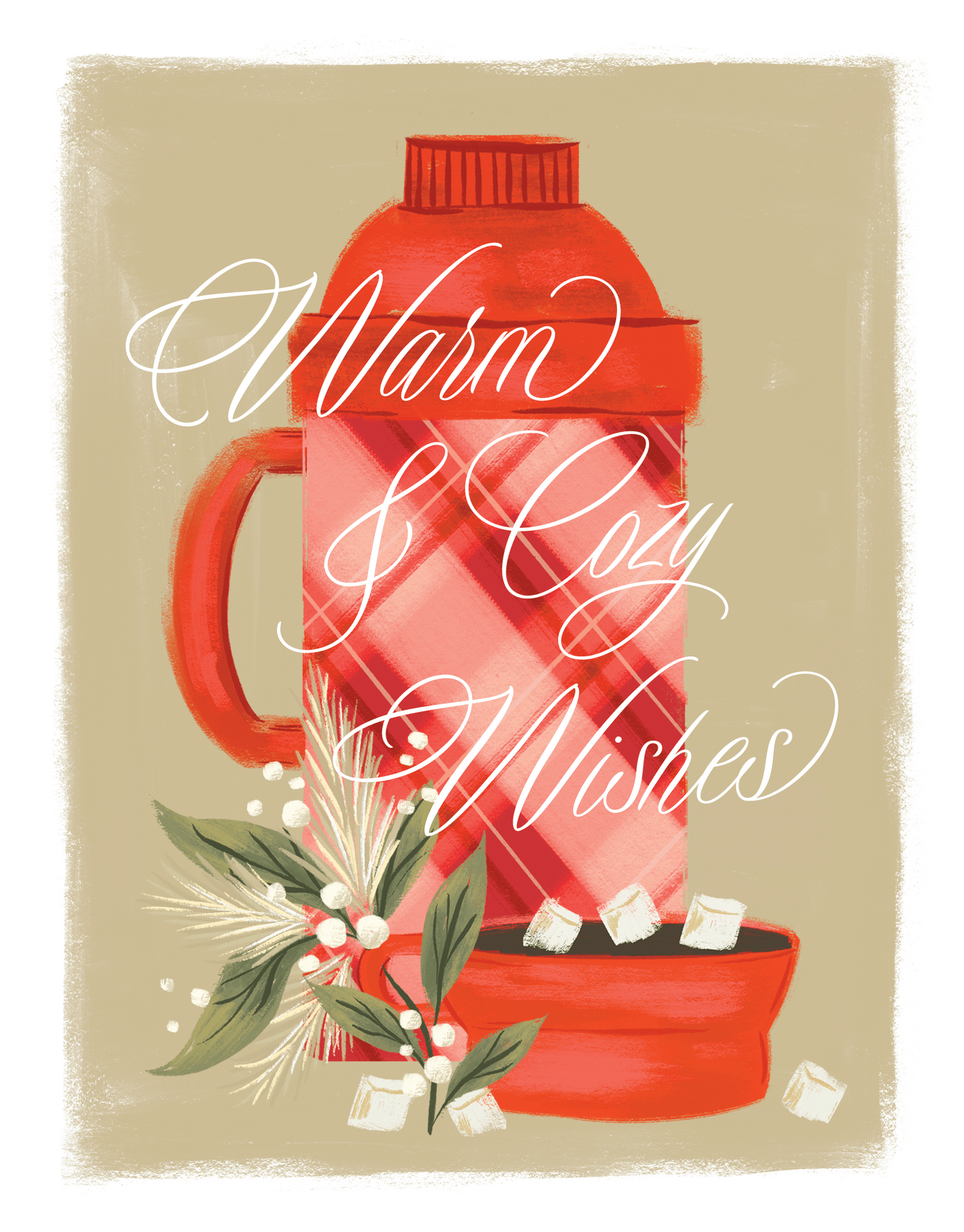 Painted Thermos