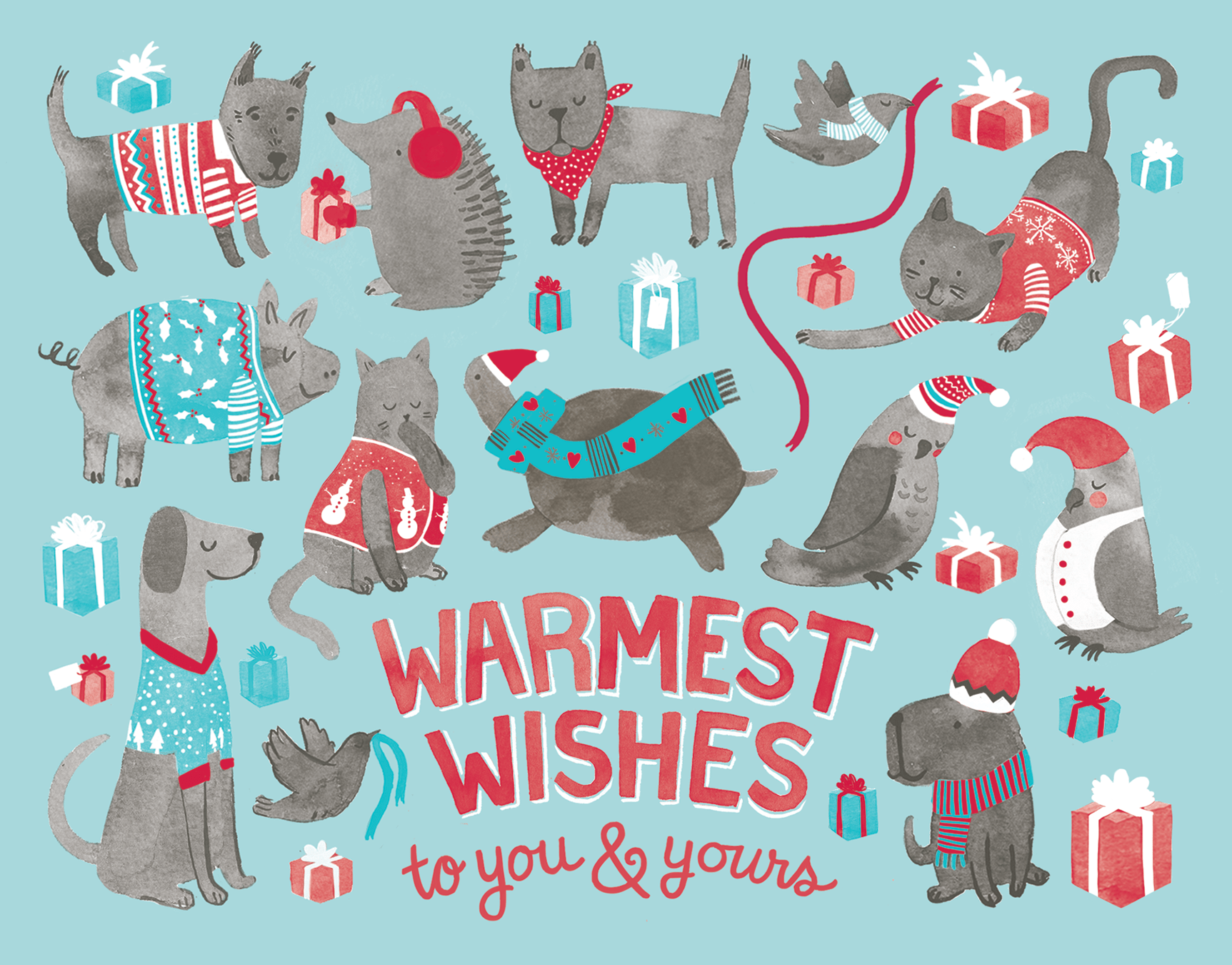 Warmest Wishes Blue