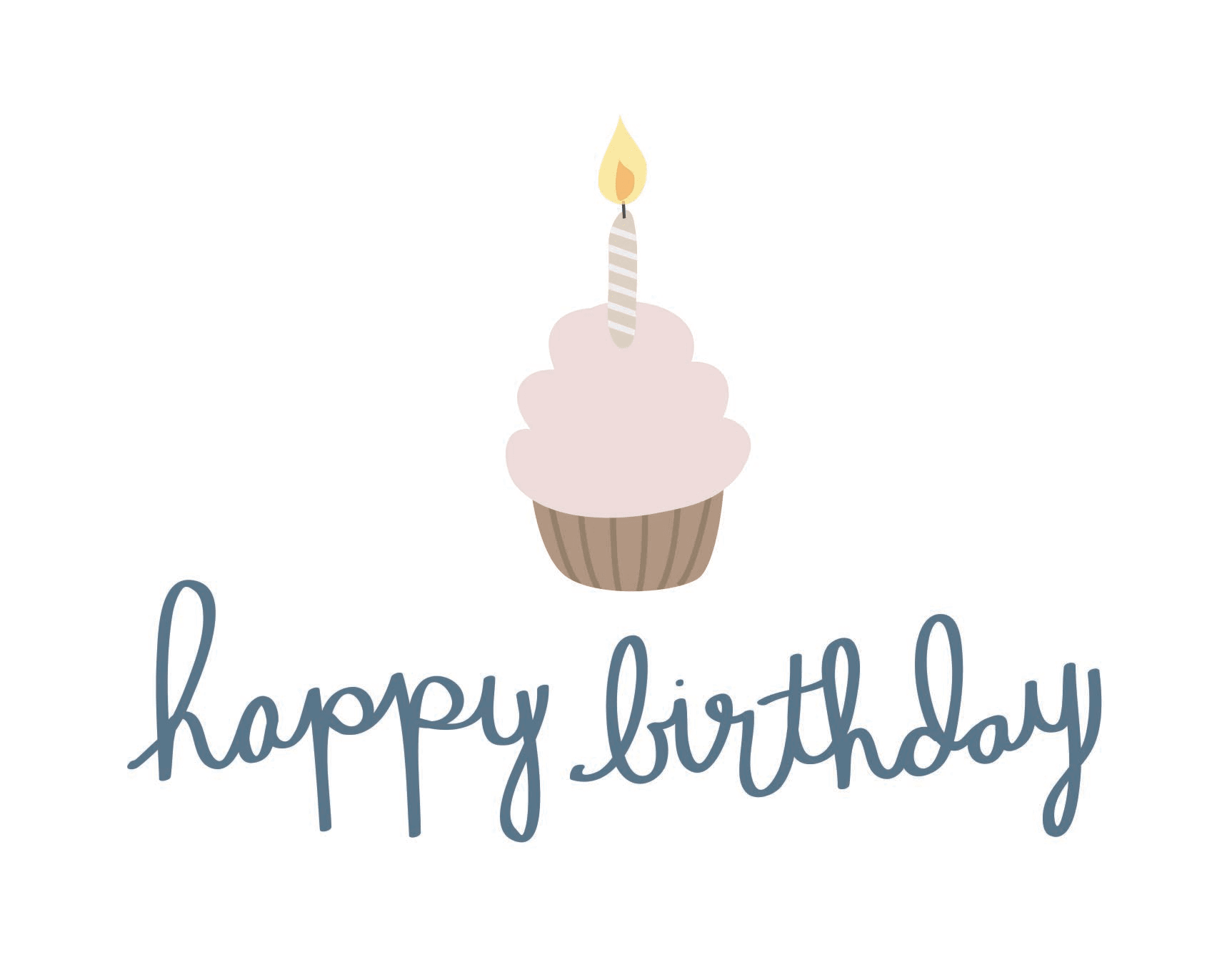 Happy Birthday Cupcake