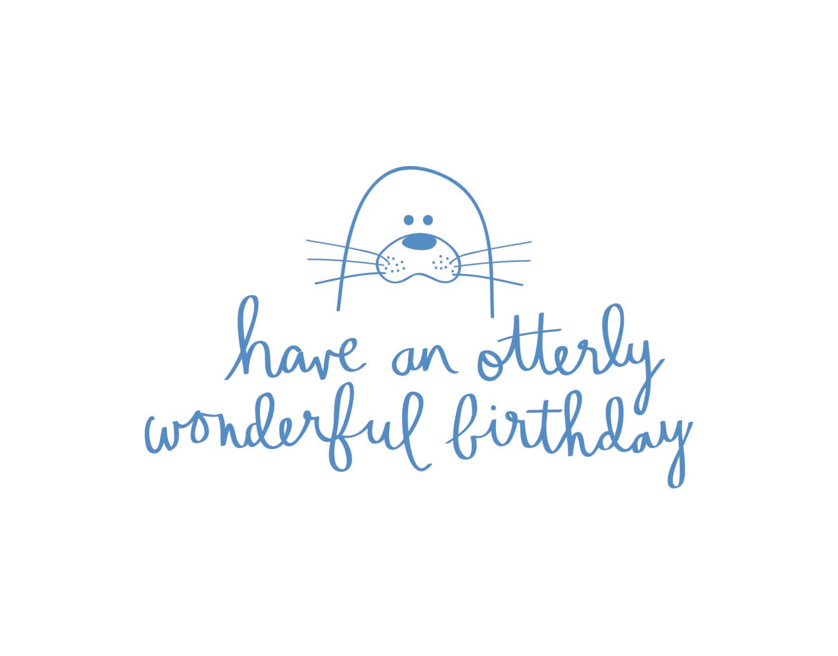 Otterly Wonderful Birthday