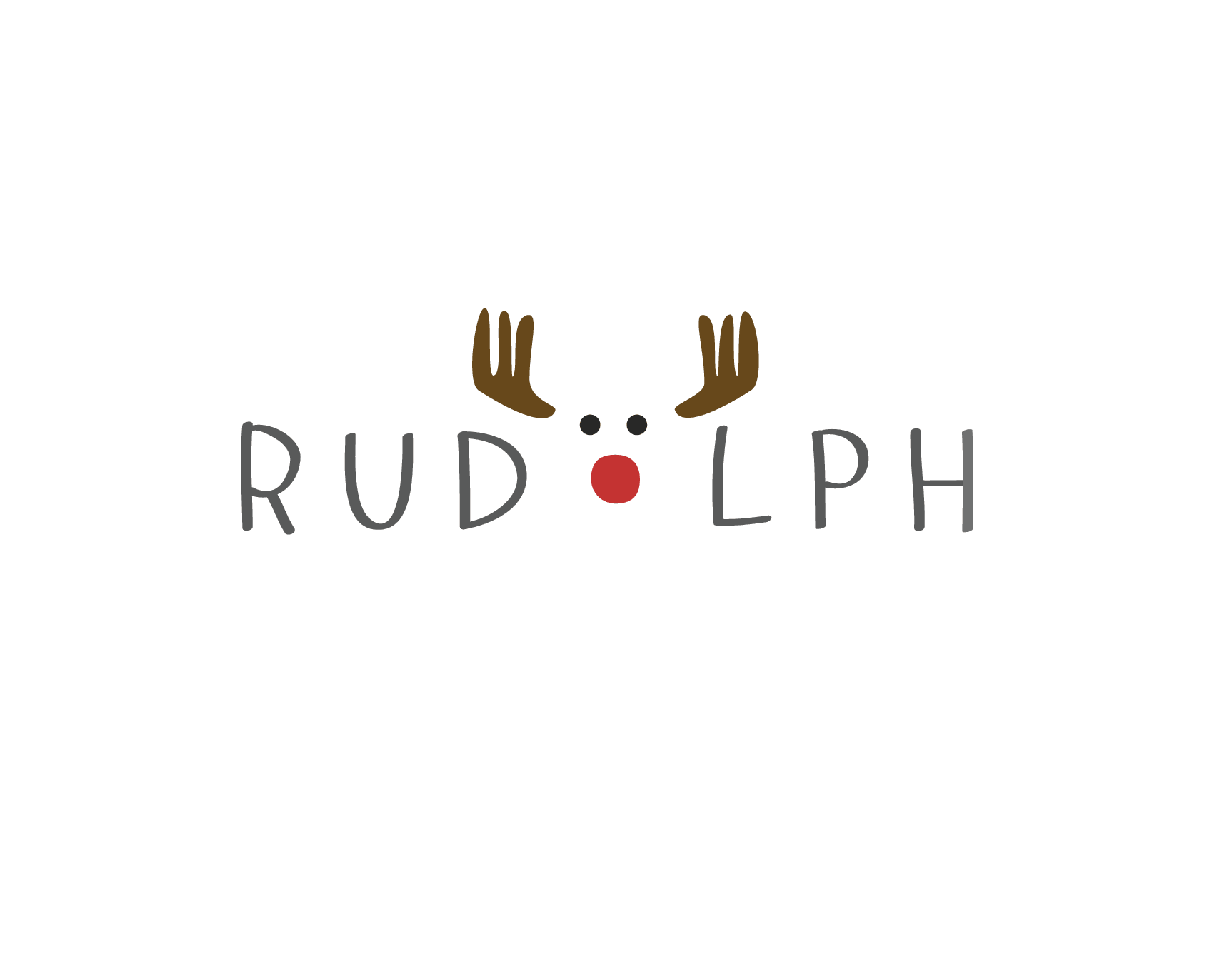 Rudolph Holiday Card