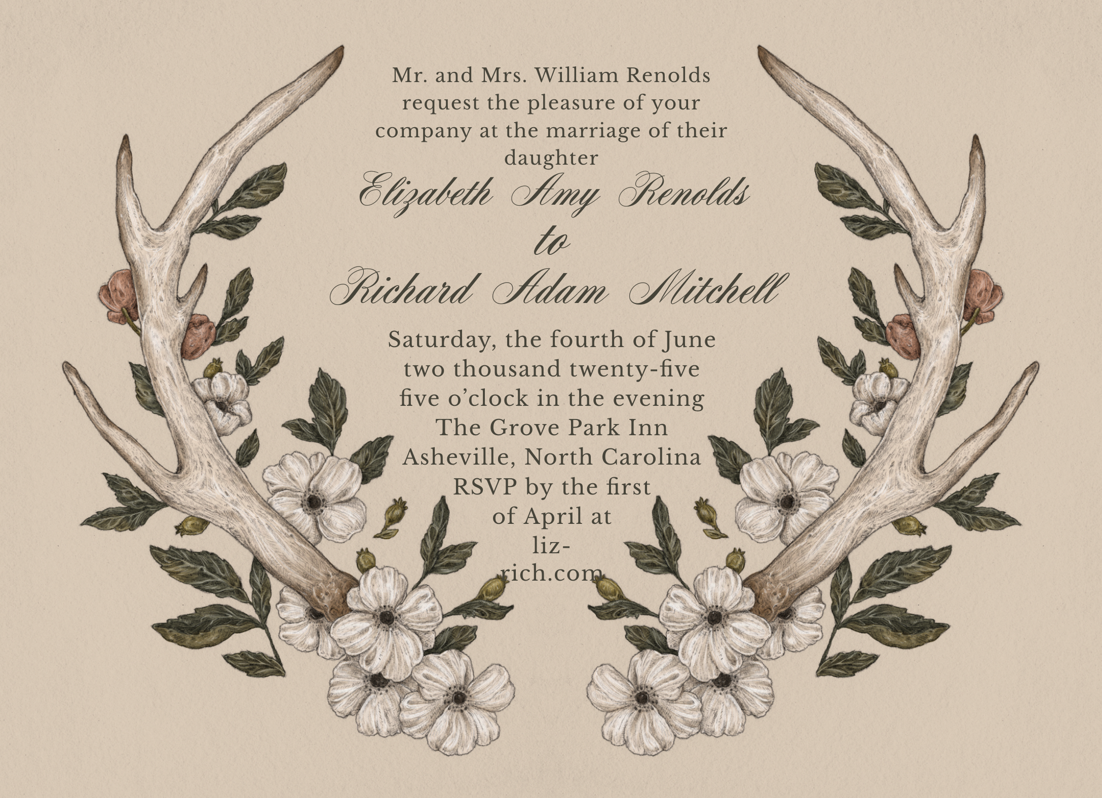 Antler Invitation