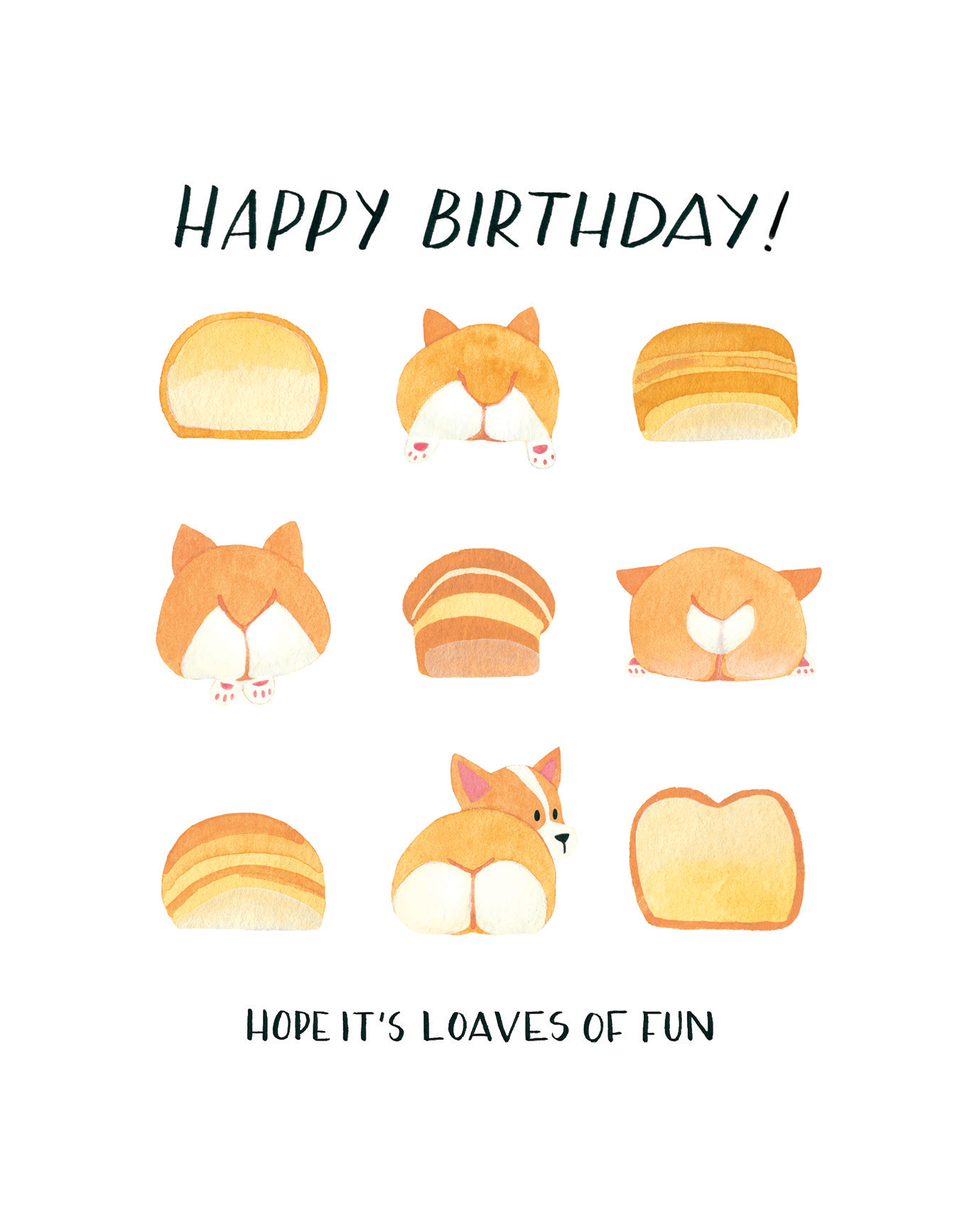 Corgi Butts Birthday