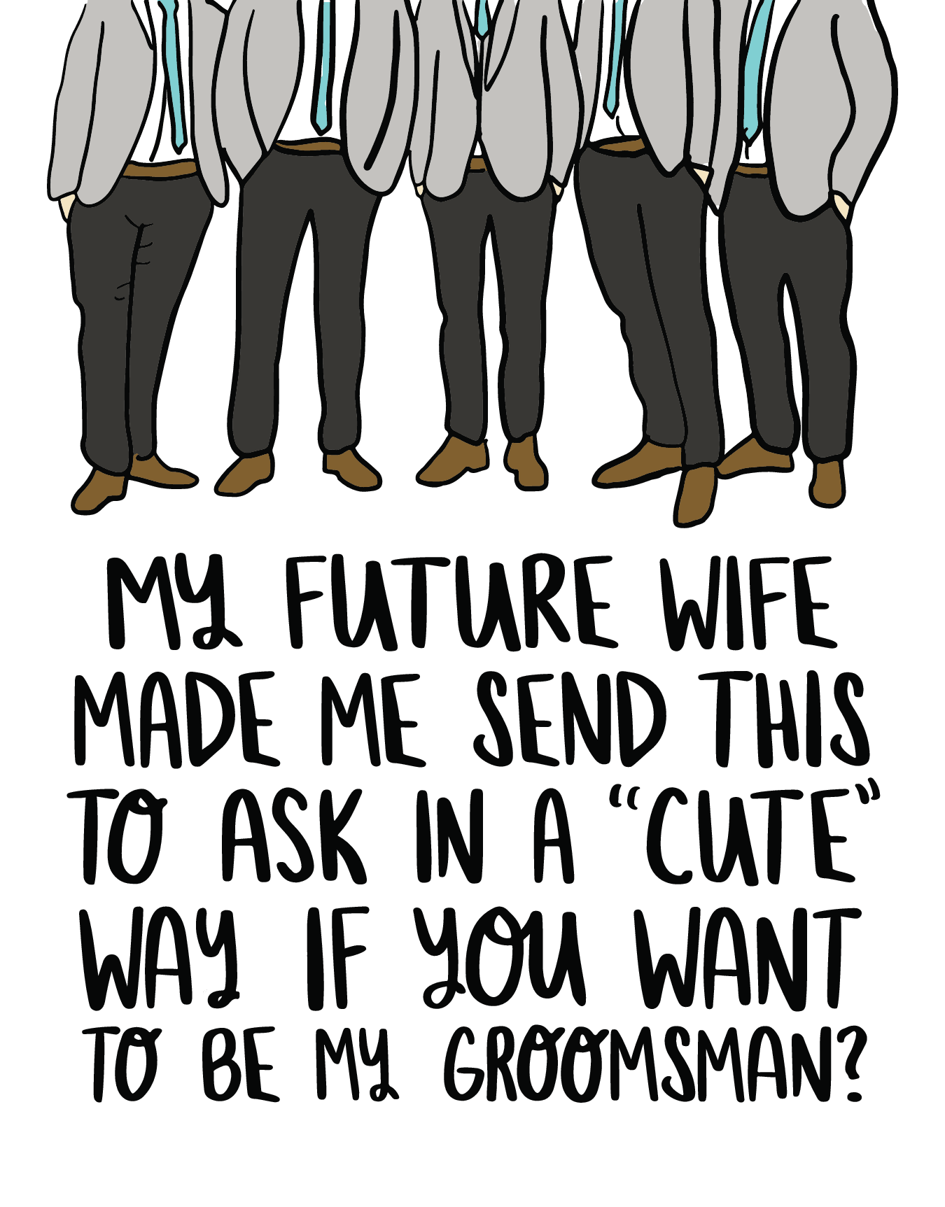 Cute Groomsman