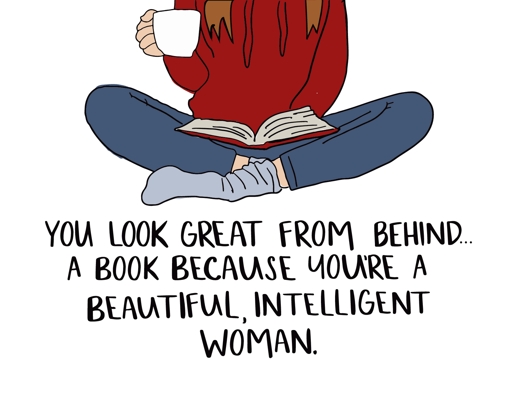 From Behind A Book