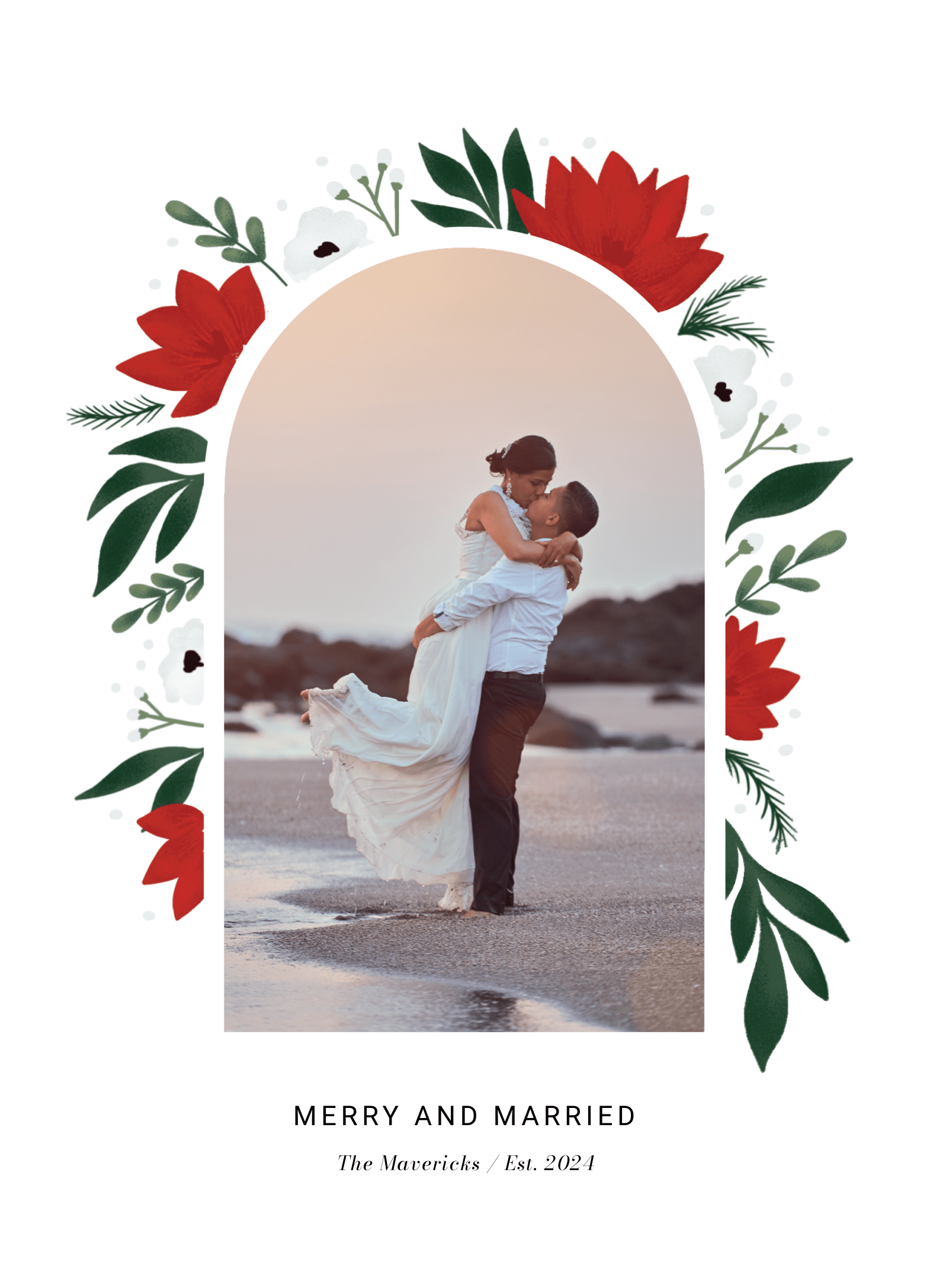 Poinsettia Arch