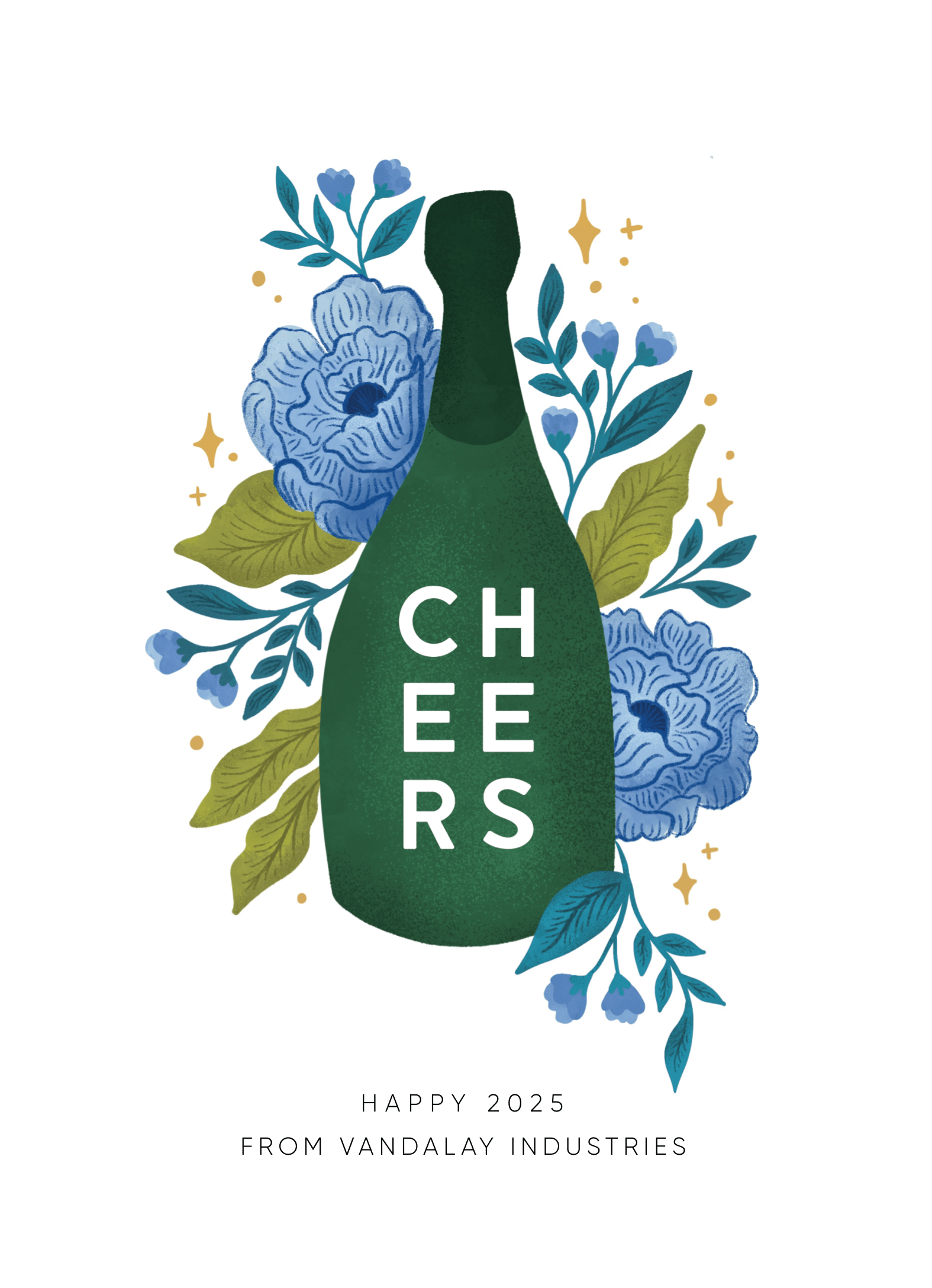 Floral Champagne