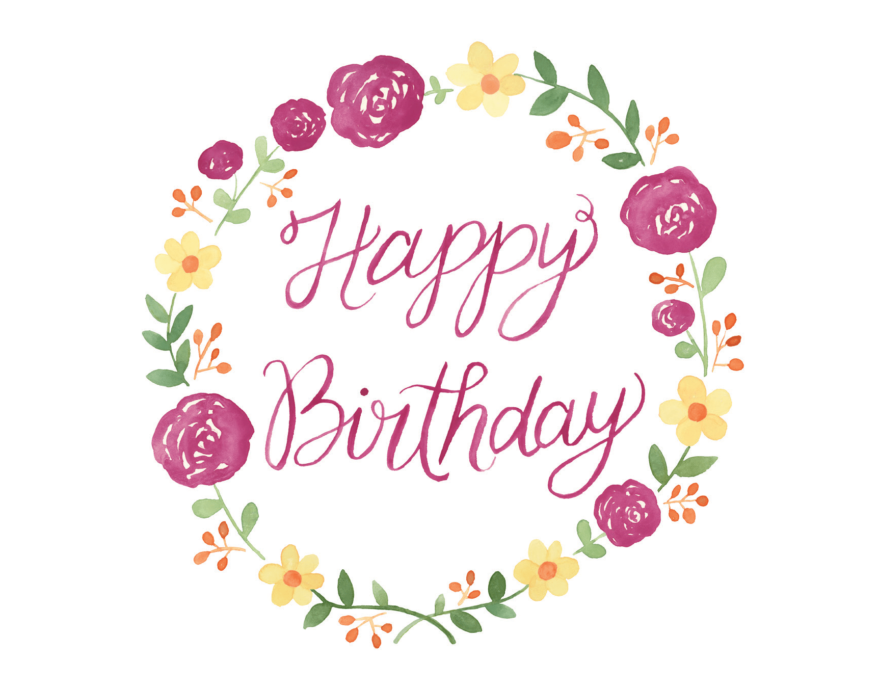 Birthday Wreath
