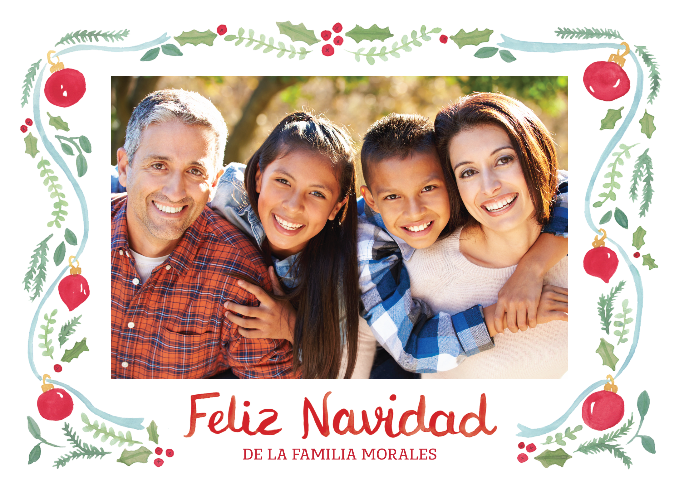 Feliz Navidad Ornaments