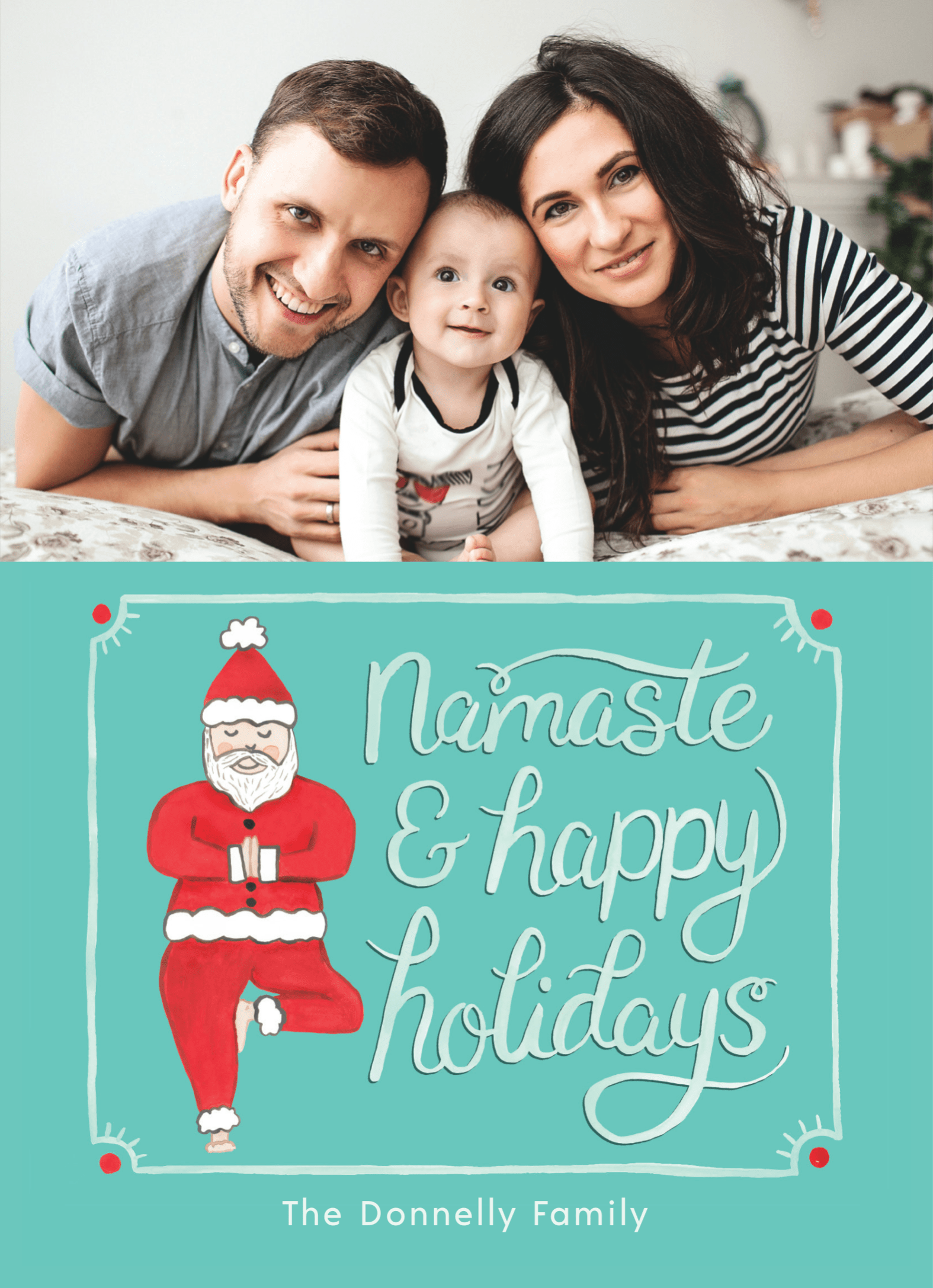 Santa Namaste Photo