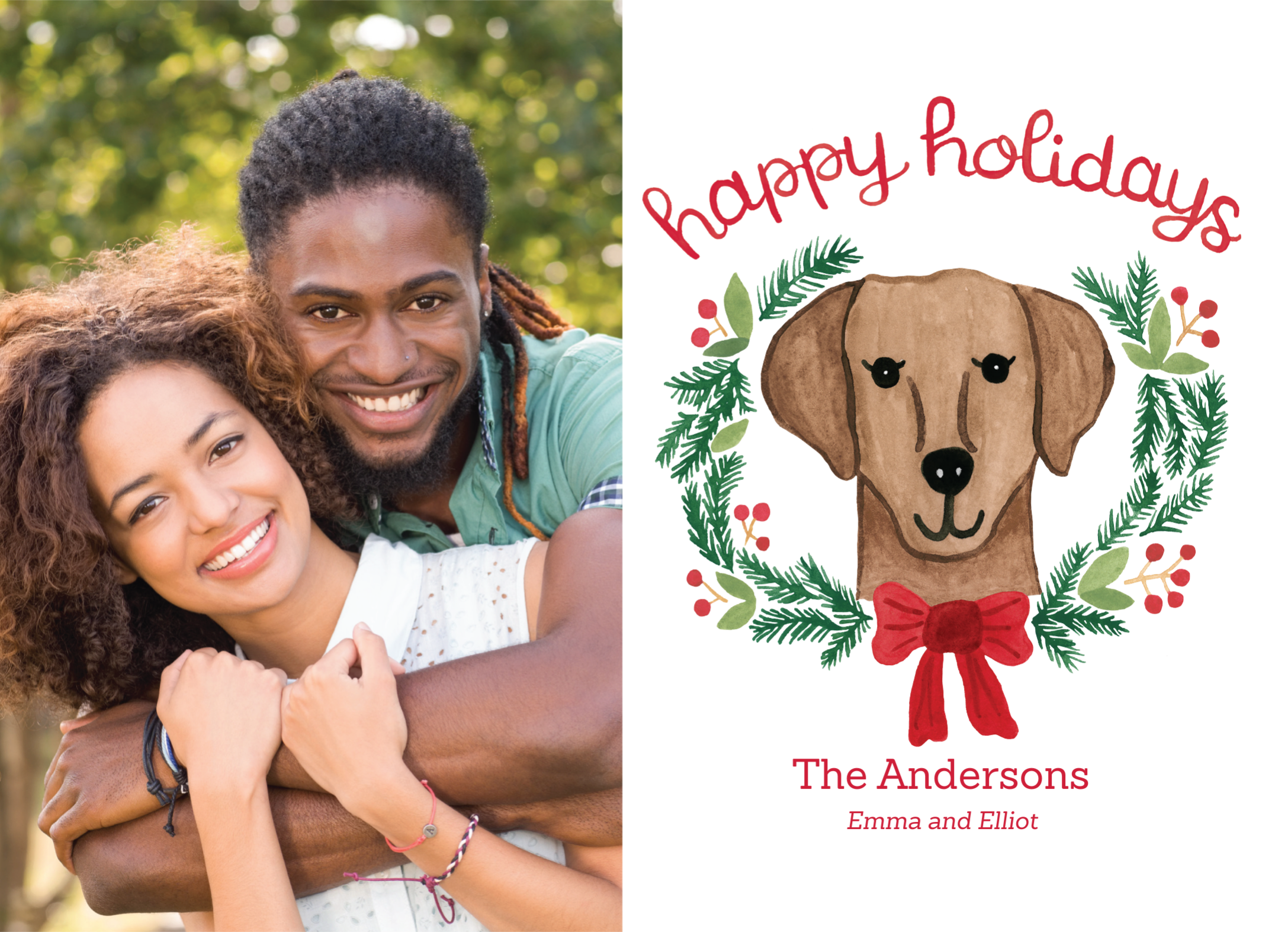 Holiday Chocolate Lab
