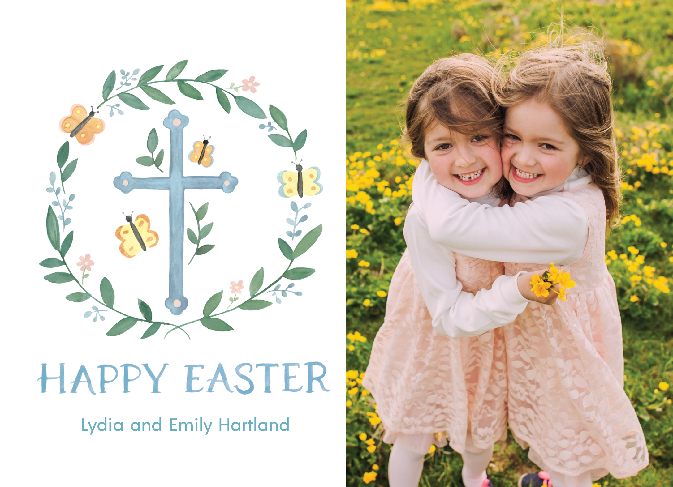 Easter Cross Wreath