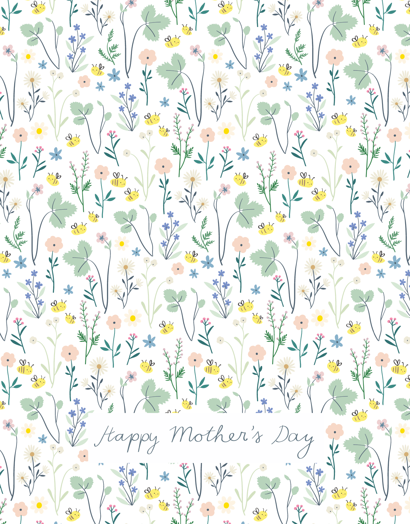 Happy Mother's Day Bee Garden