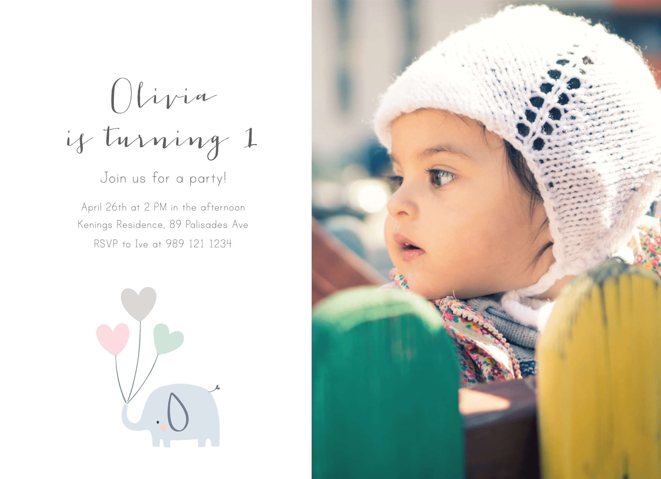 Elephant Hearts Birthday