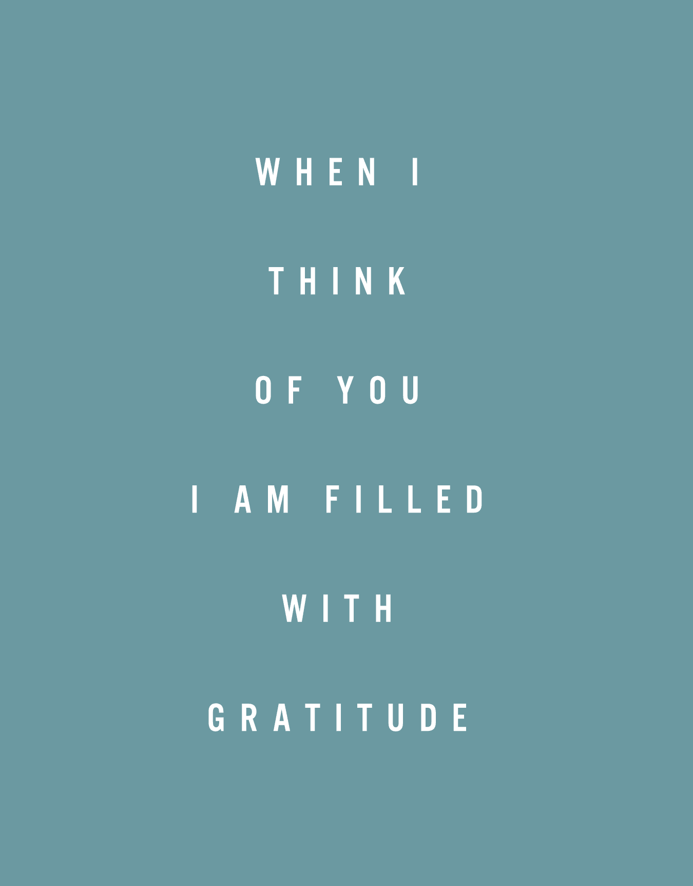 Filled With Gratitude 