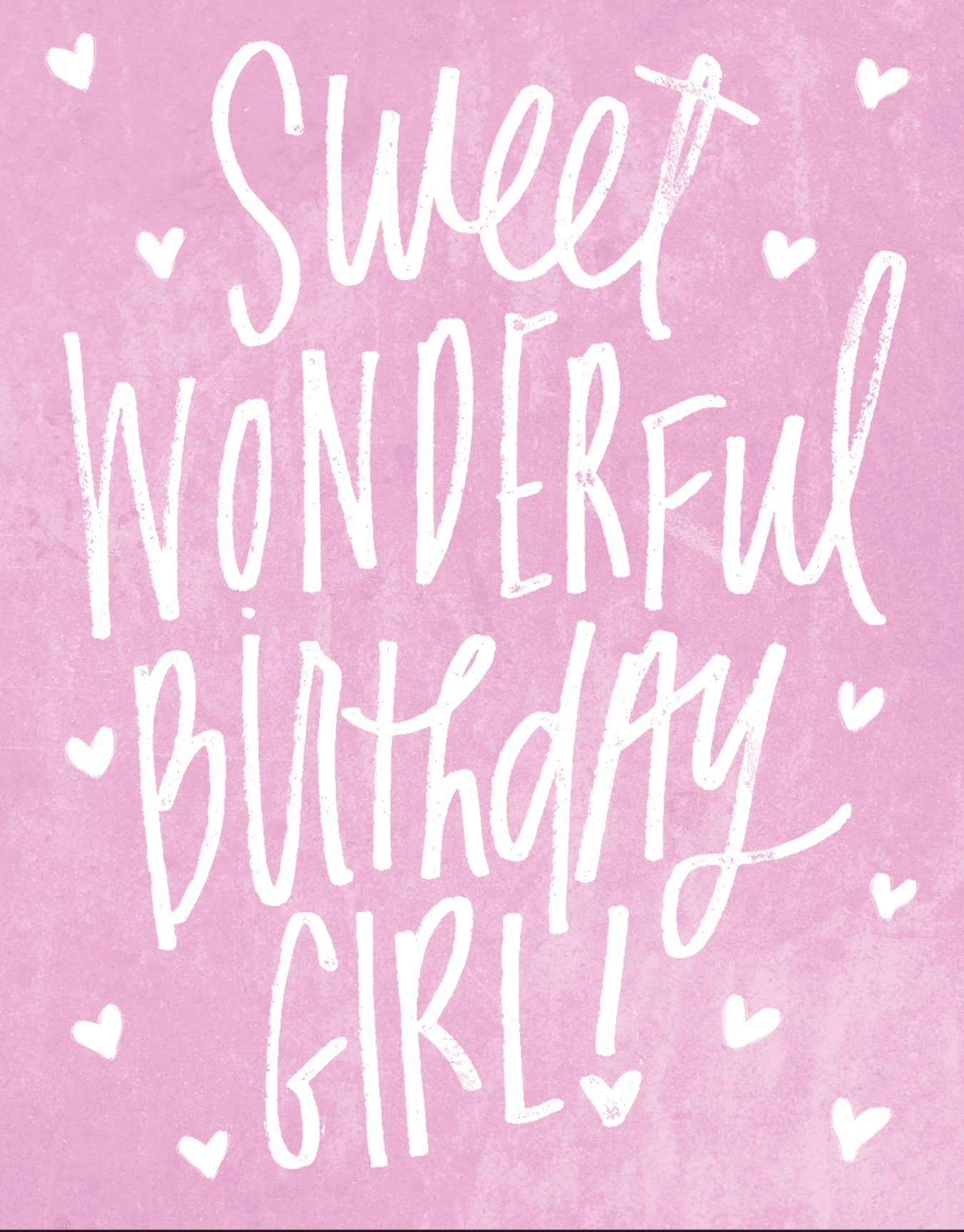 Sweet Birthday Girl