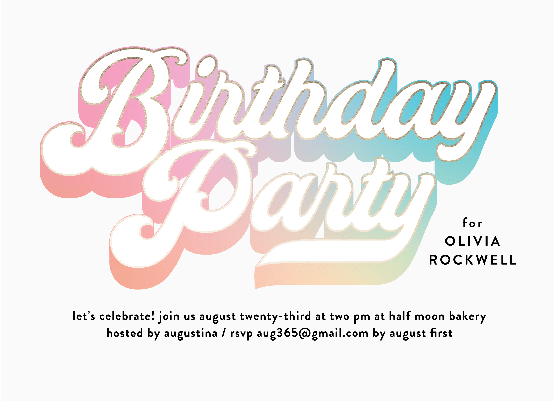 Retro Birthday
