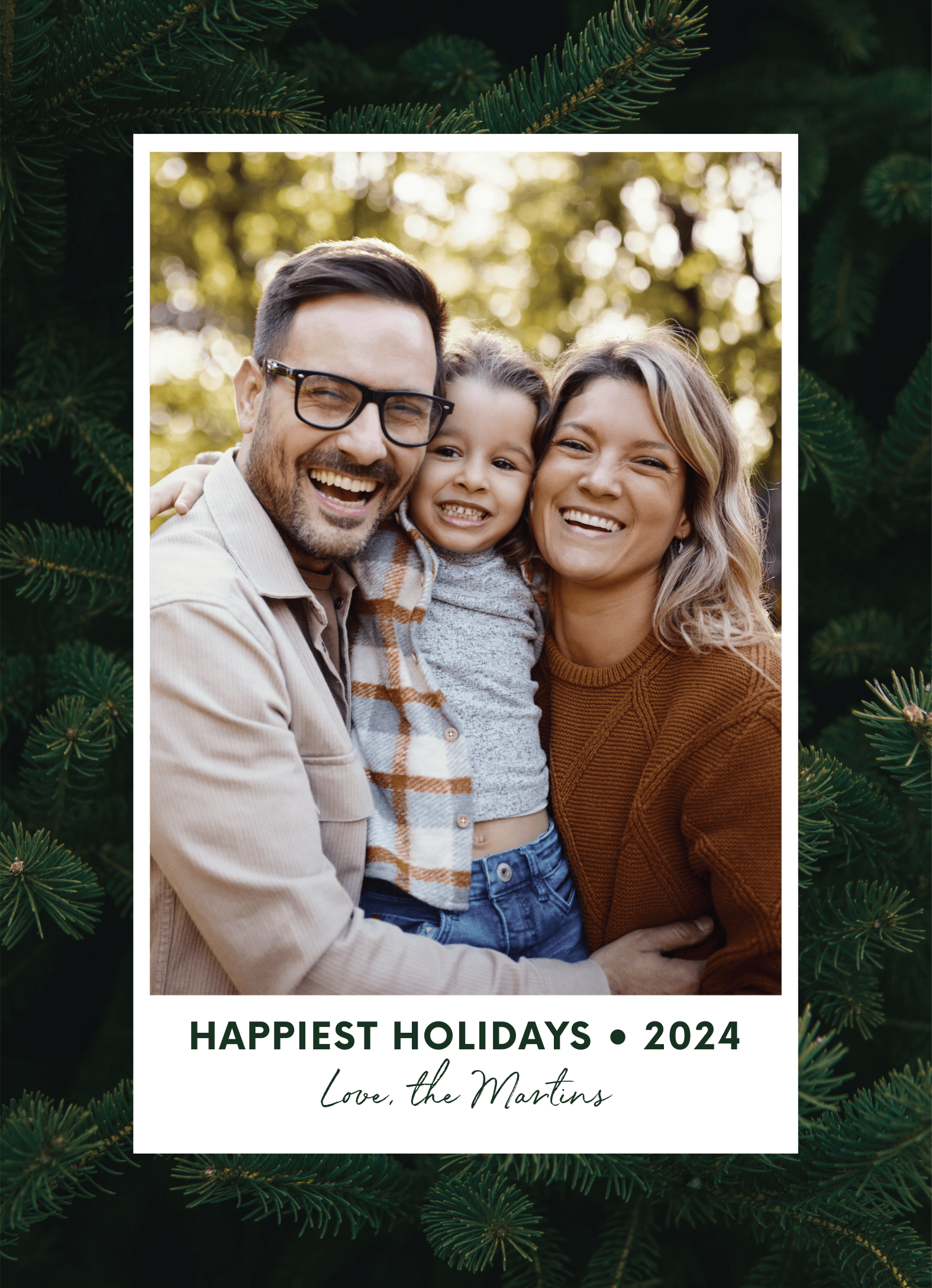 Minimalist Pine Tree Background