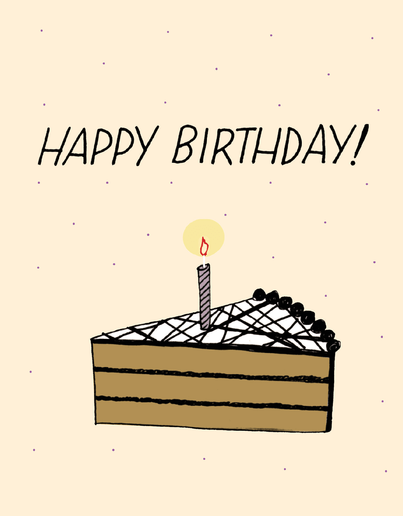 Yellow Cake Slice
