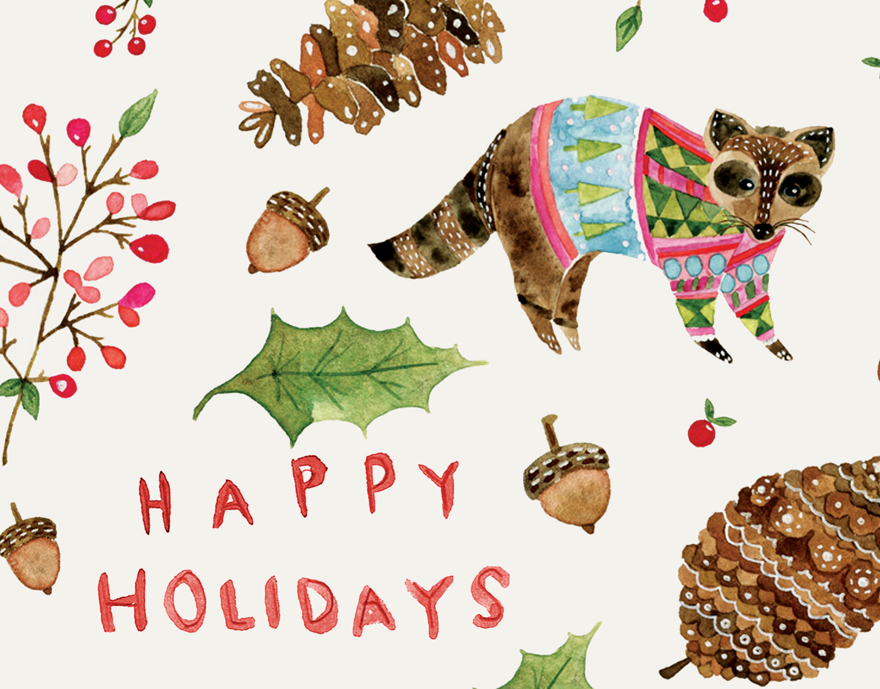 Holiday Raccoon