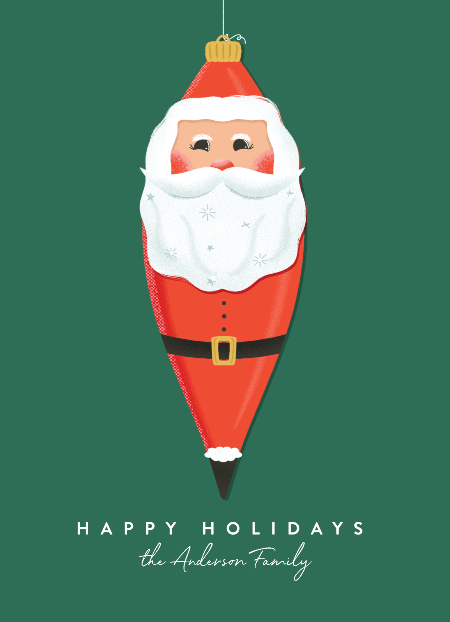 Santa Ornament