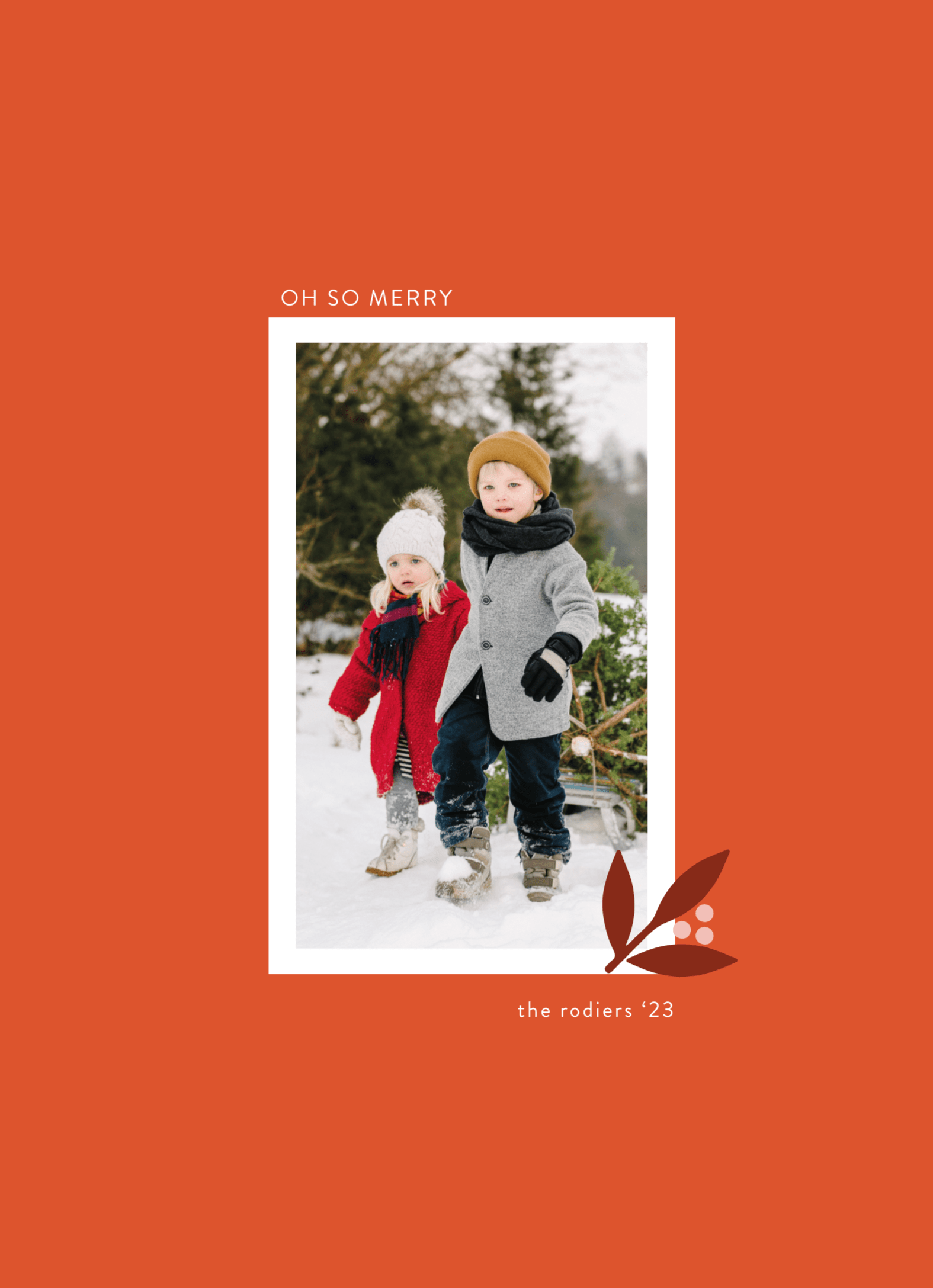 Merry Mistletoe. Red