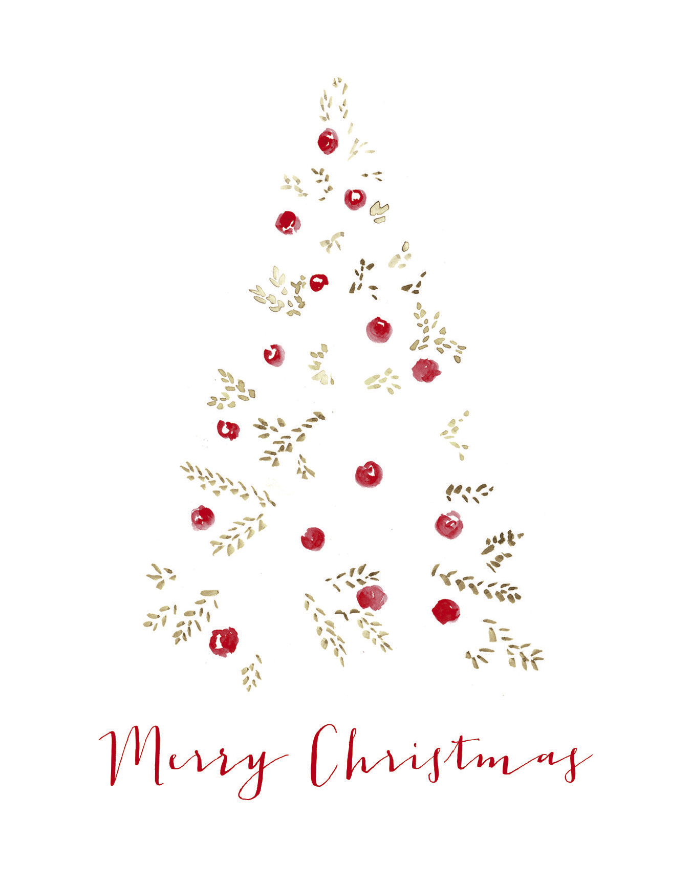 Painted Christmas Tree