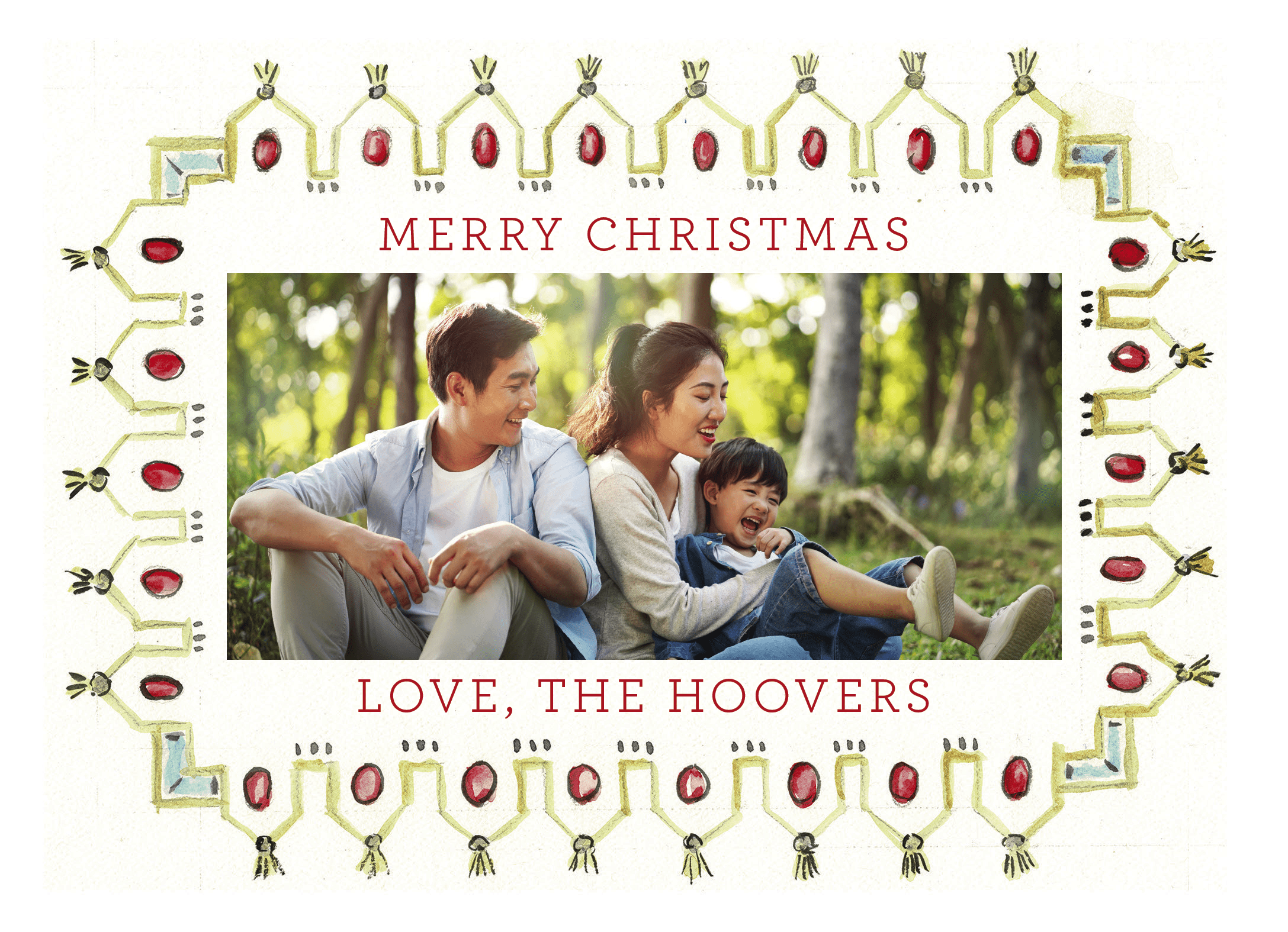 Ornate Christmas Frame