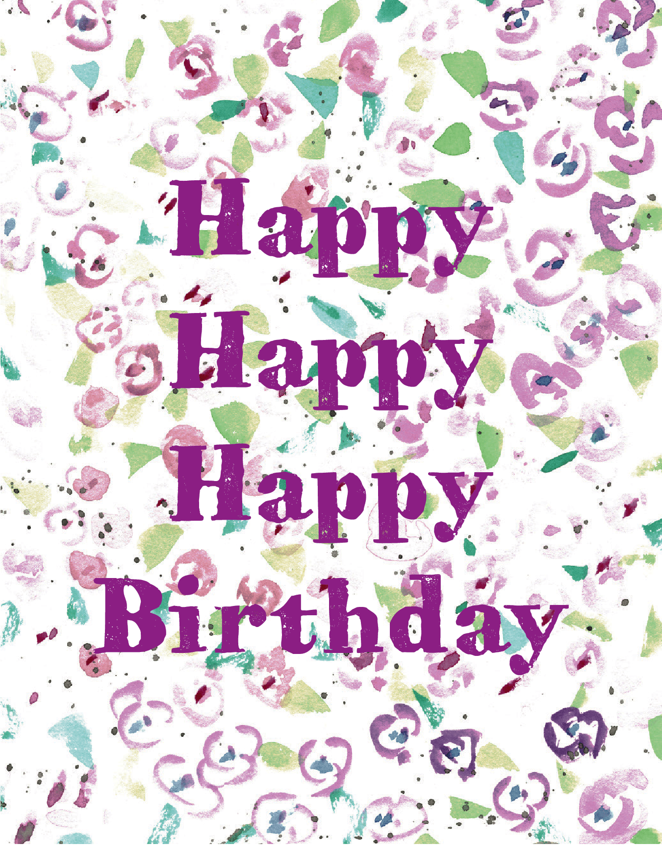 Happy Birthday Vintage
