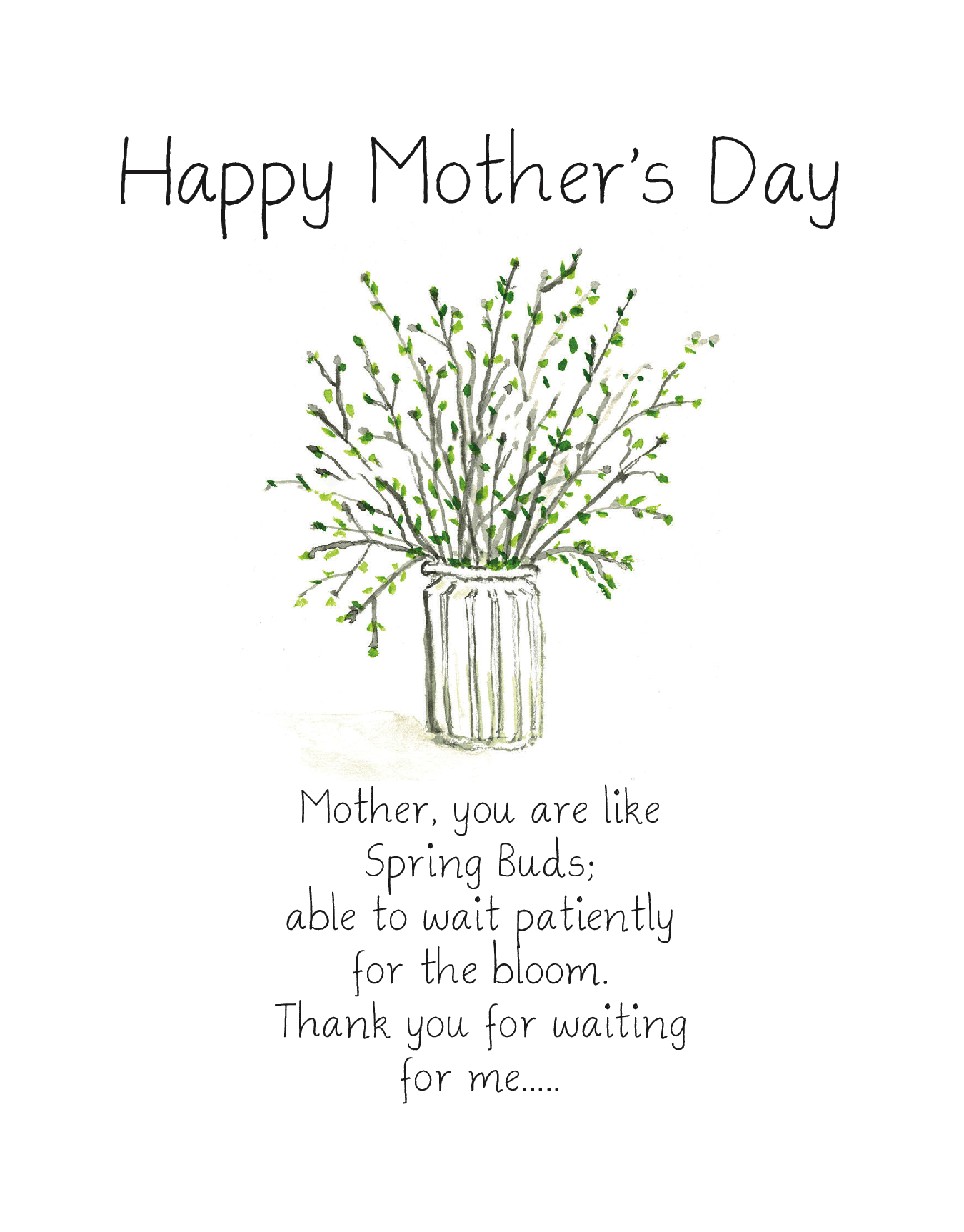 Mother's Day Spring Buds