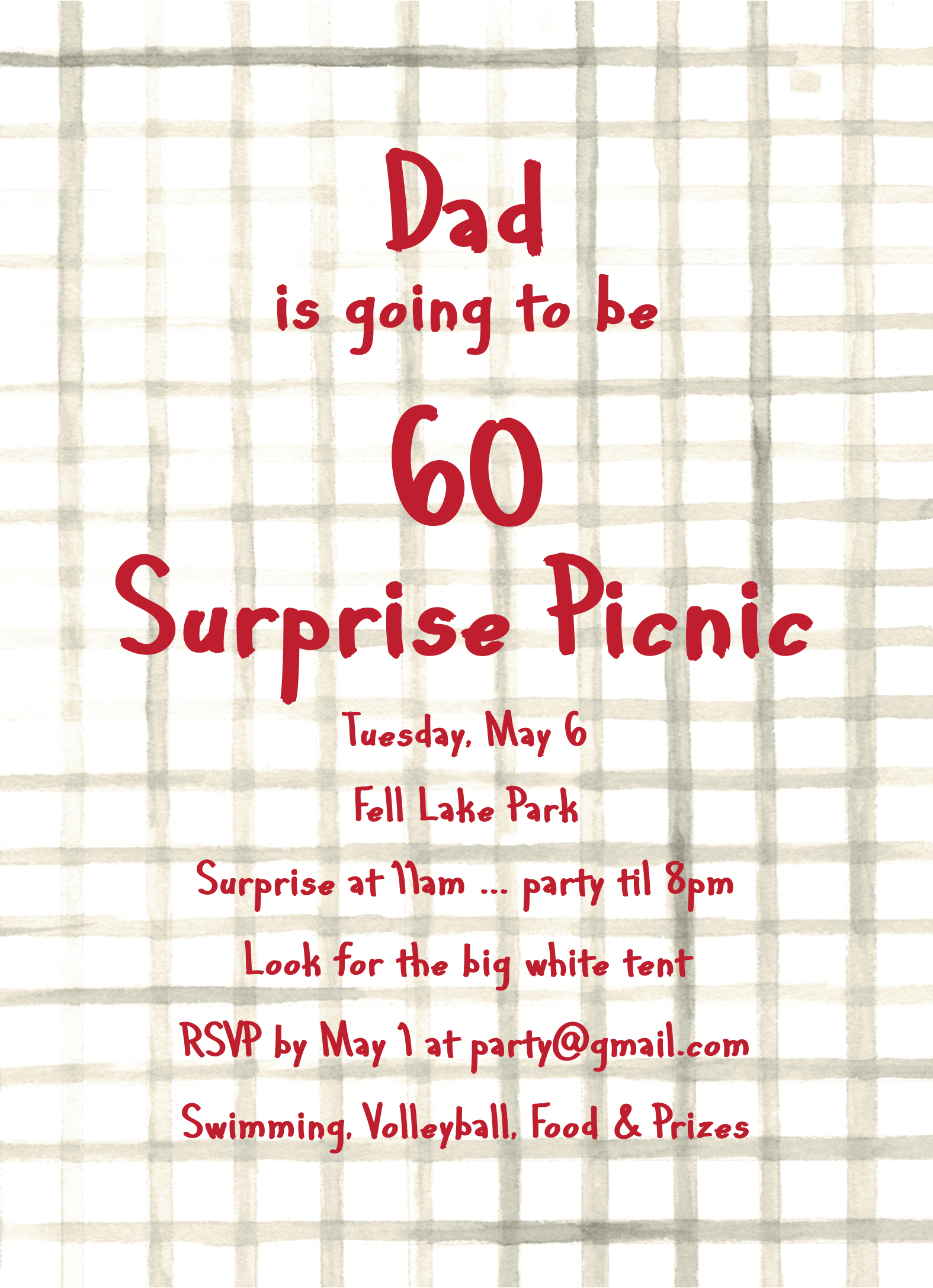 Basket Weave Invite