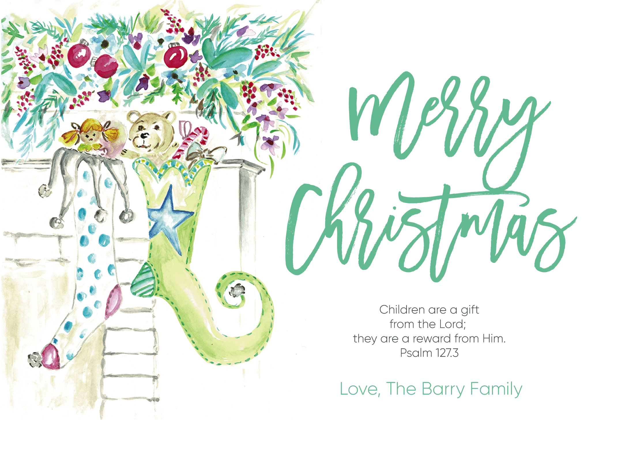 Christmas Stockings Psalm