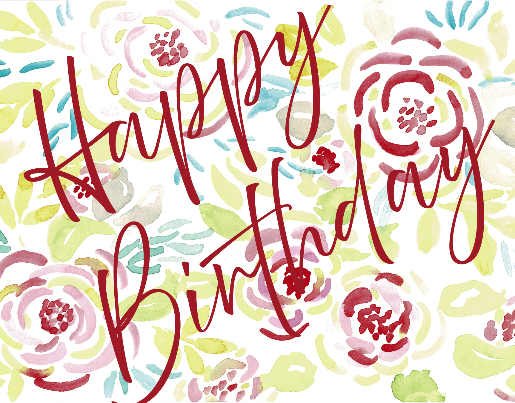 Happy Birthday Flowers