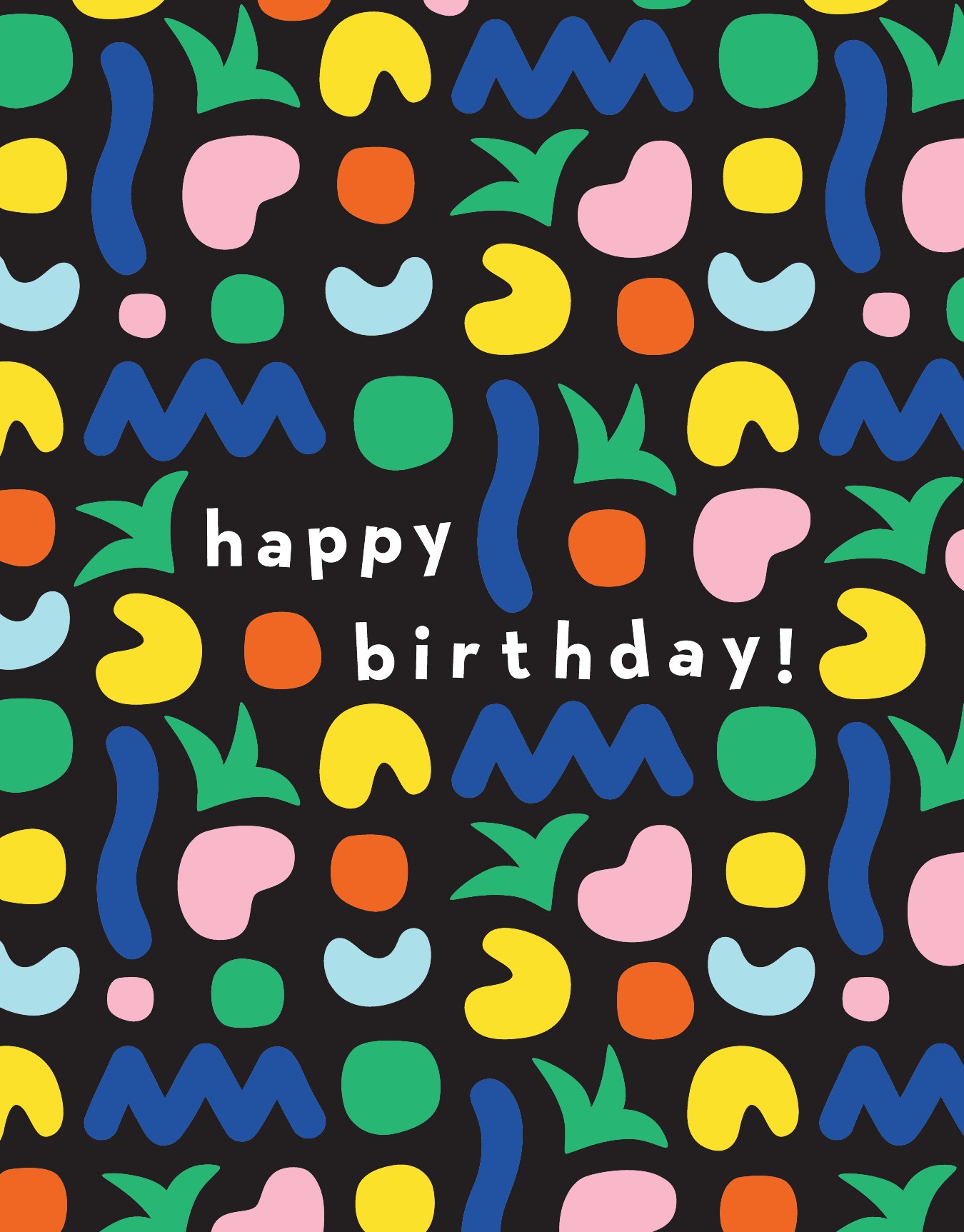 Birthday Shapes No. 2