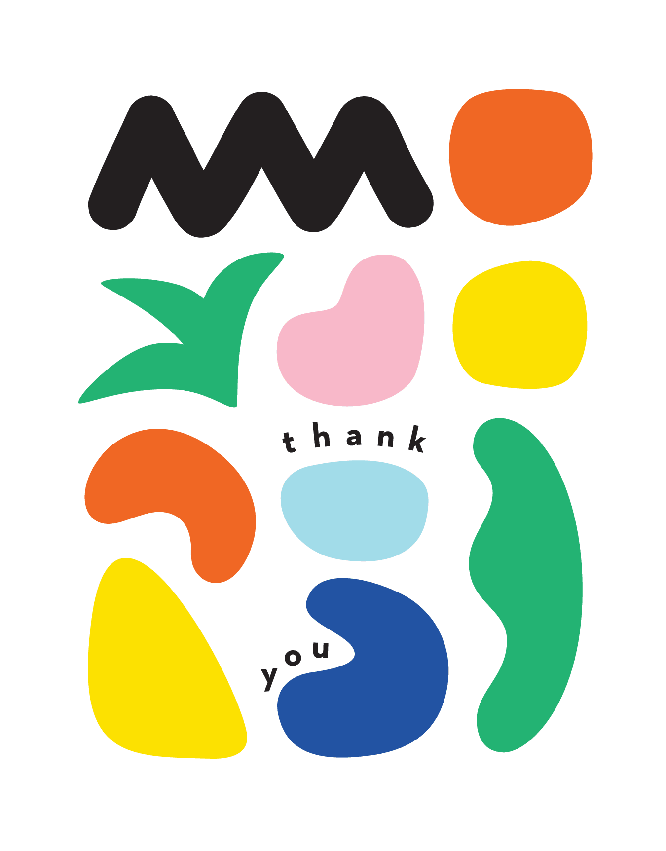 Thank You Shapes No. 2