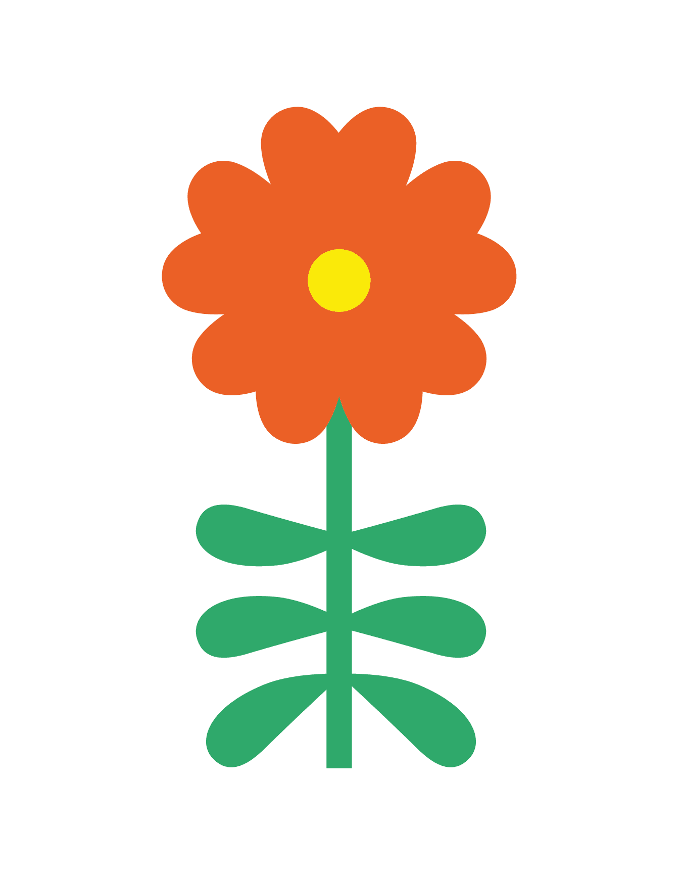 Potentilla Floral Blank Card
