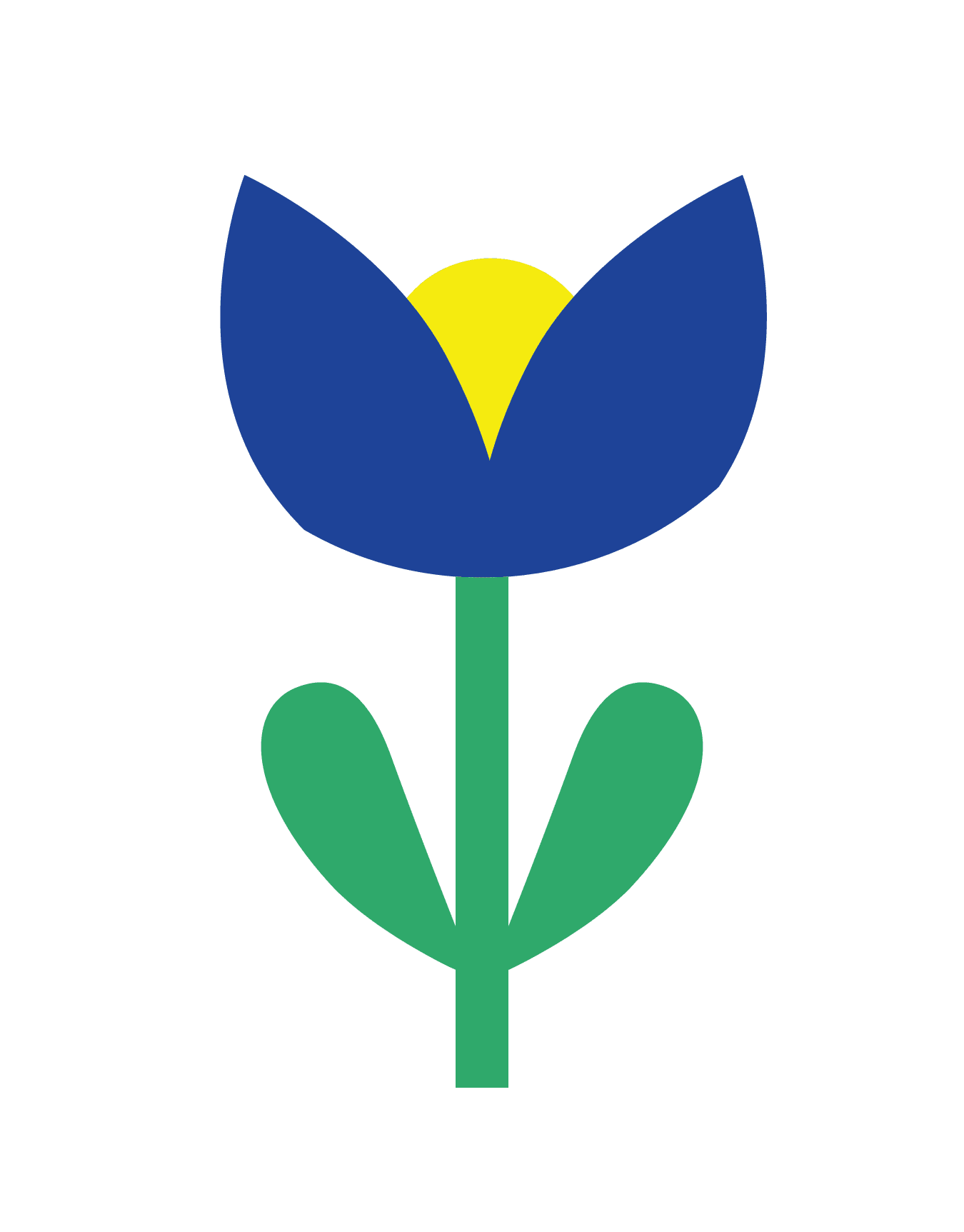 Tulip Floral Blank Card