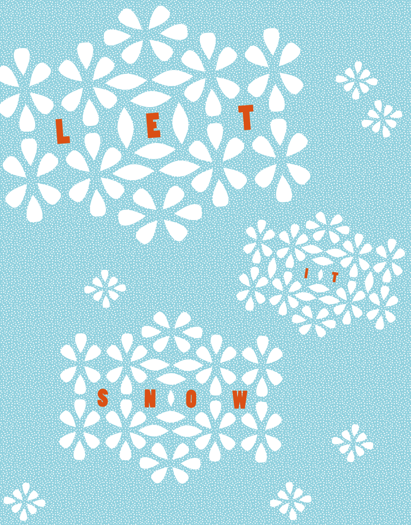 Snow Flurries Let It Snow