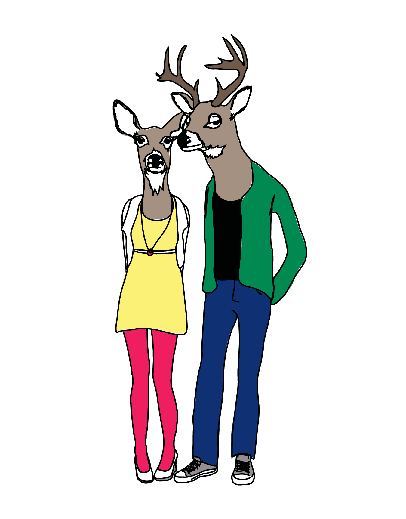 Hipster Deer