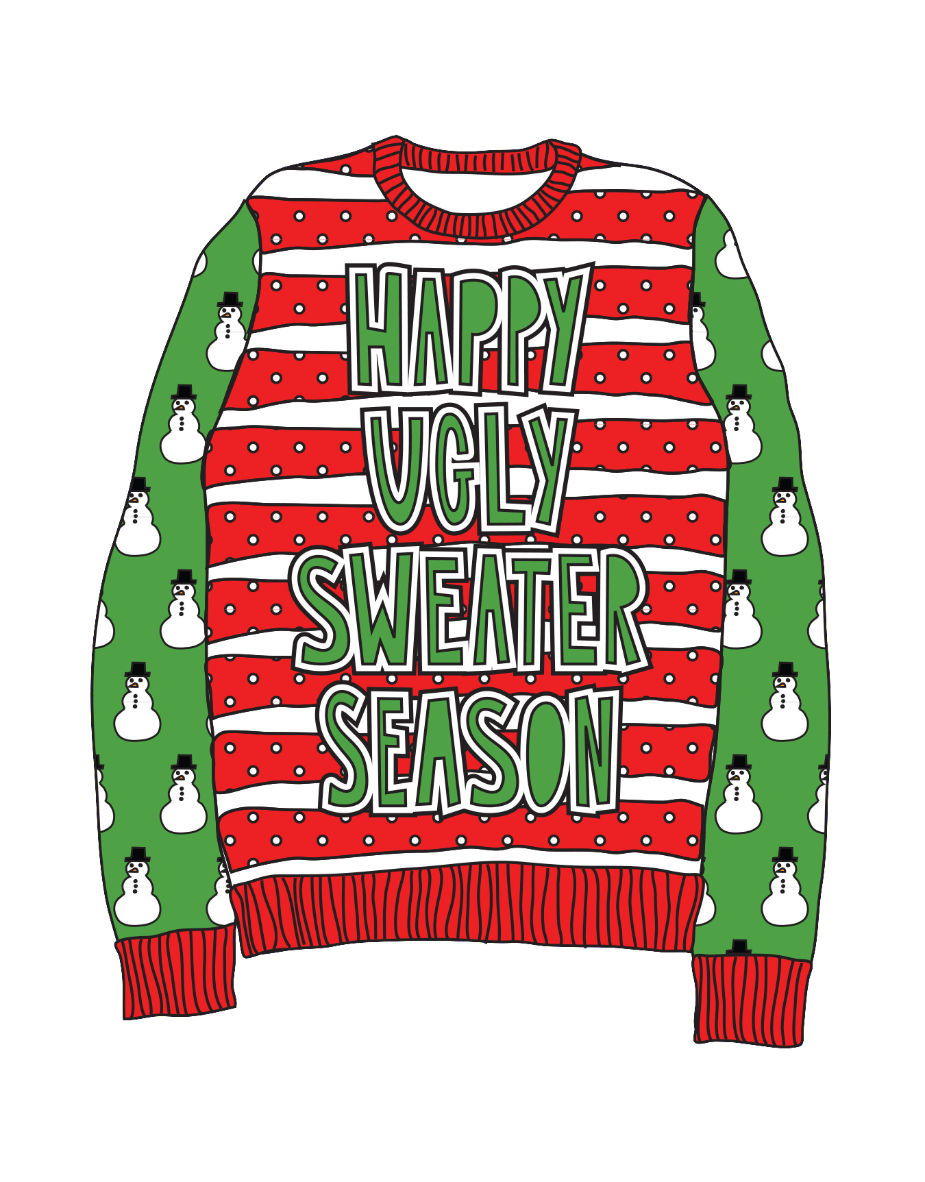 Happy Ugly Sweater Season Holiday Card