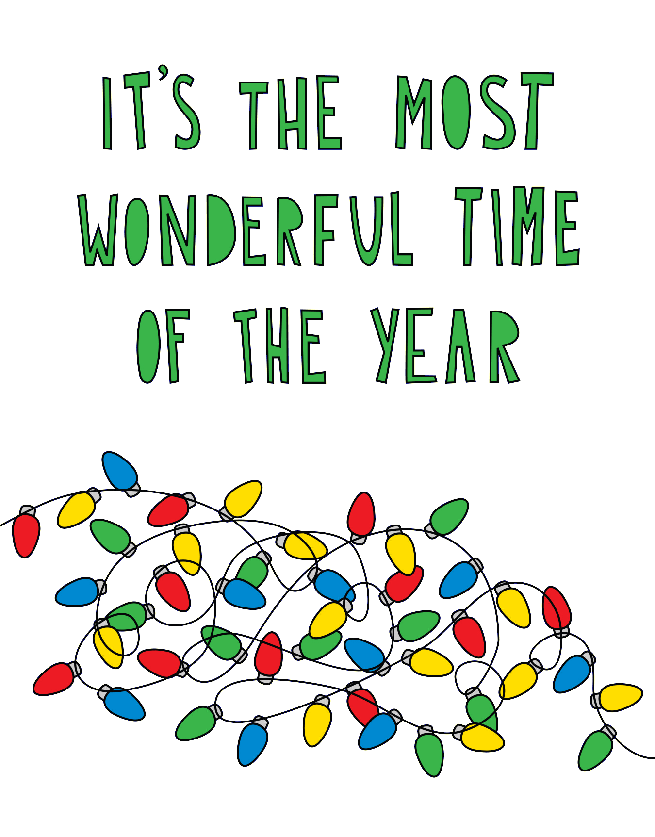 Wonderful Time of Year Holiday Card