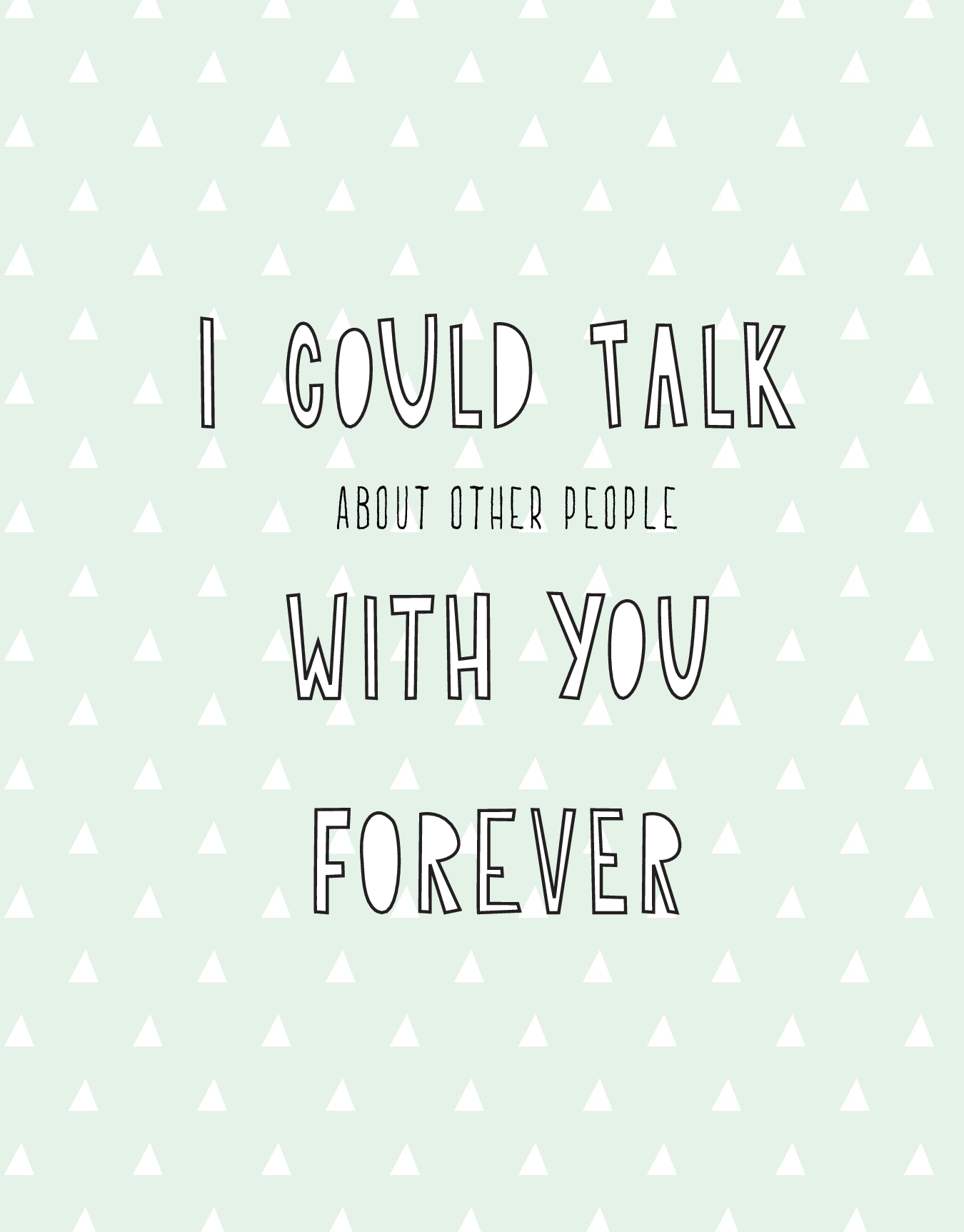 Talk About Other People