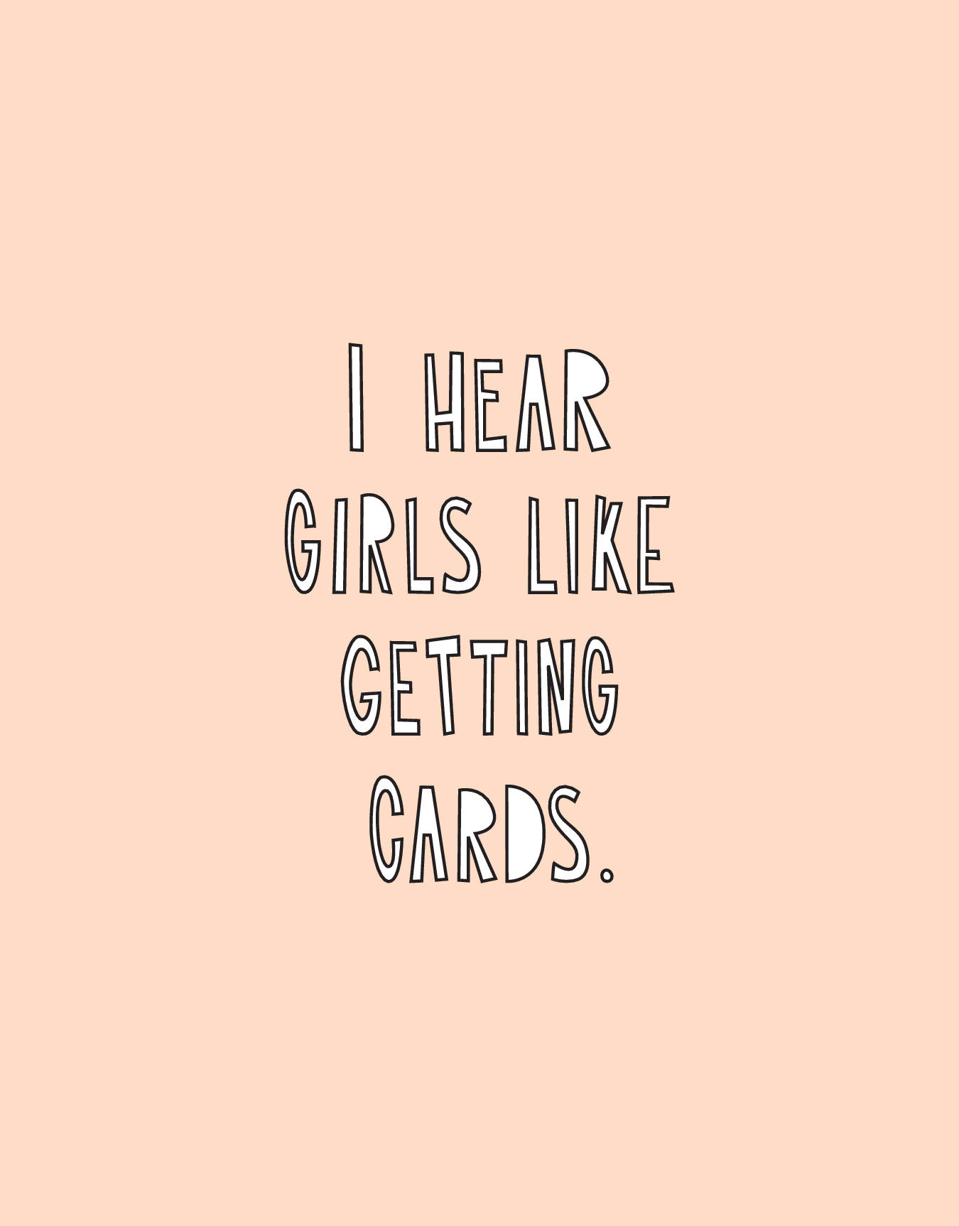 Girls Like Cards