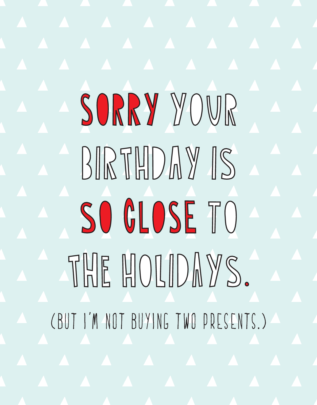 Holiday Birthday