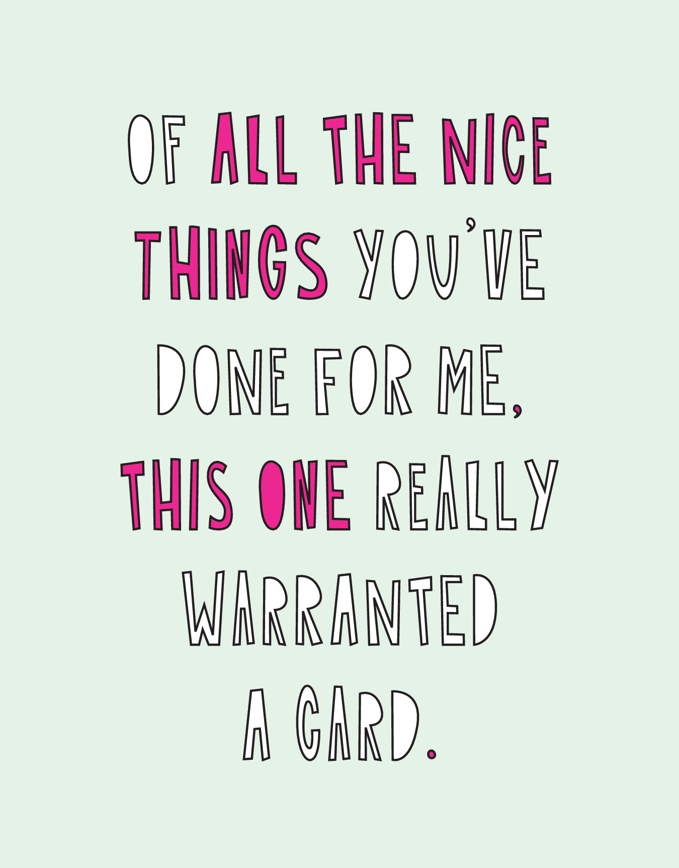Nice Things