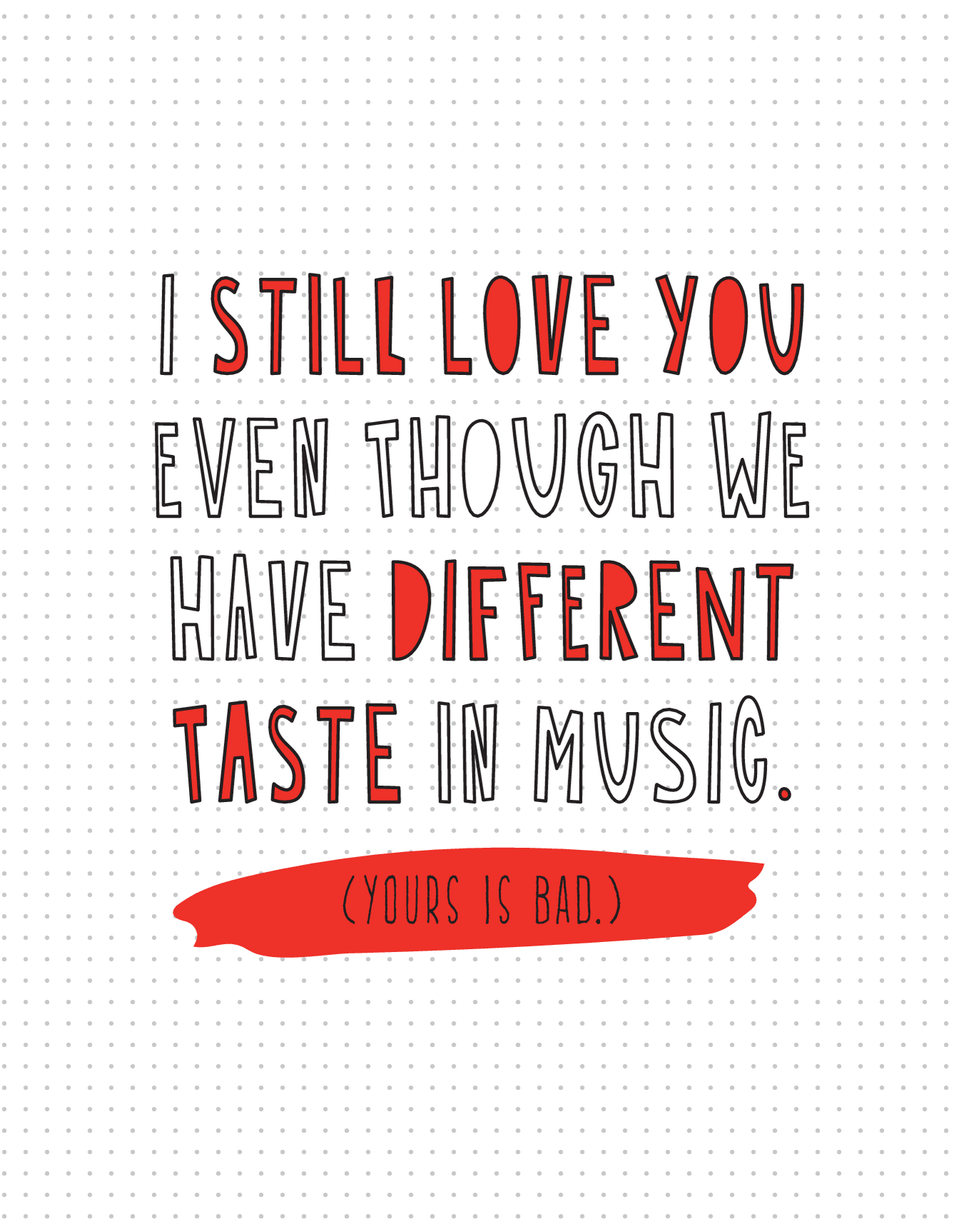 Different Taste In Music