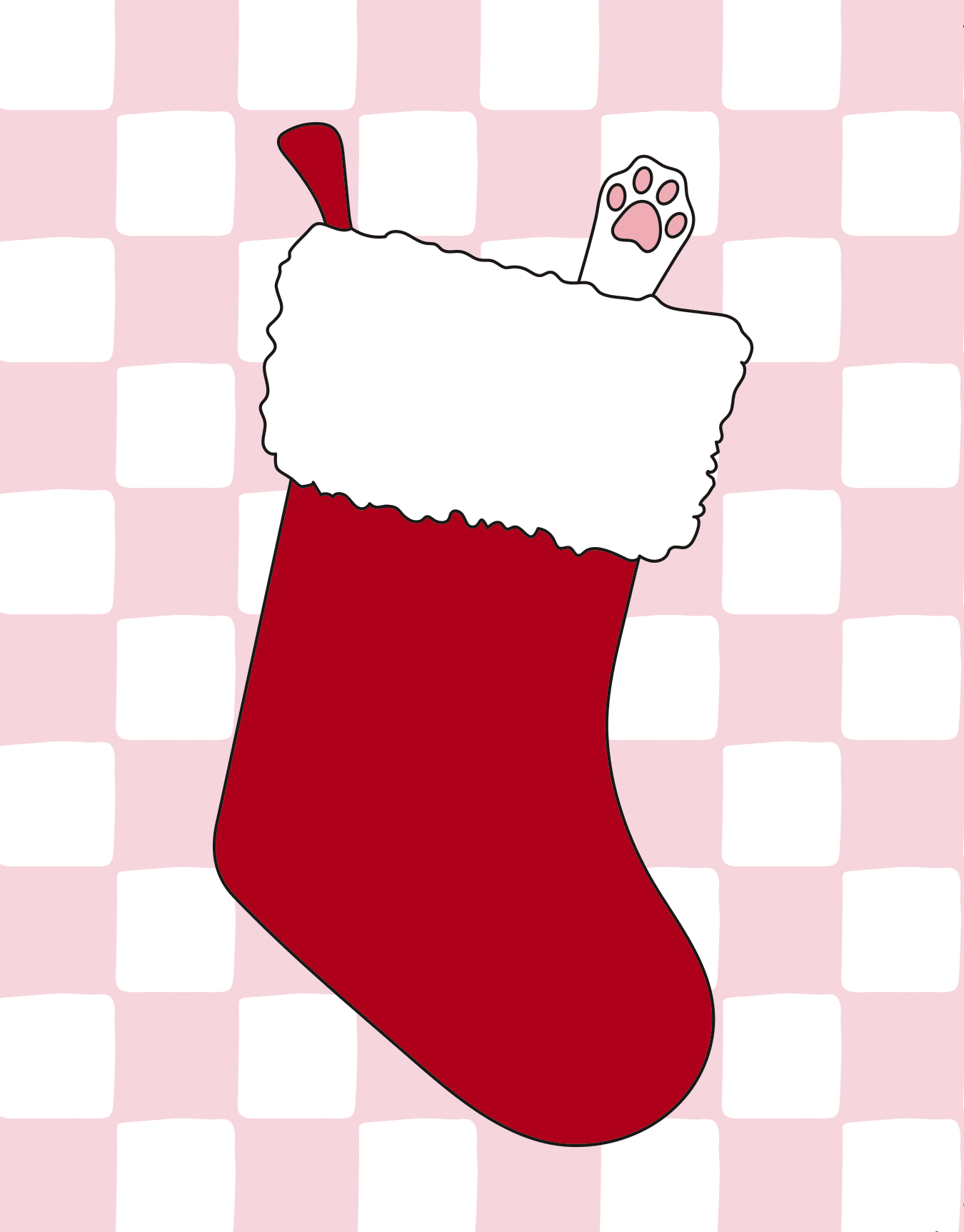 Stocking Cat Paw