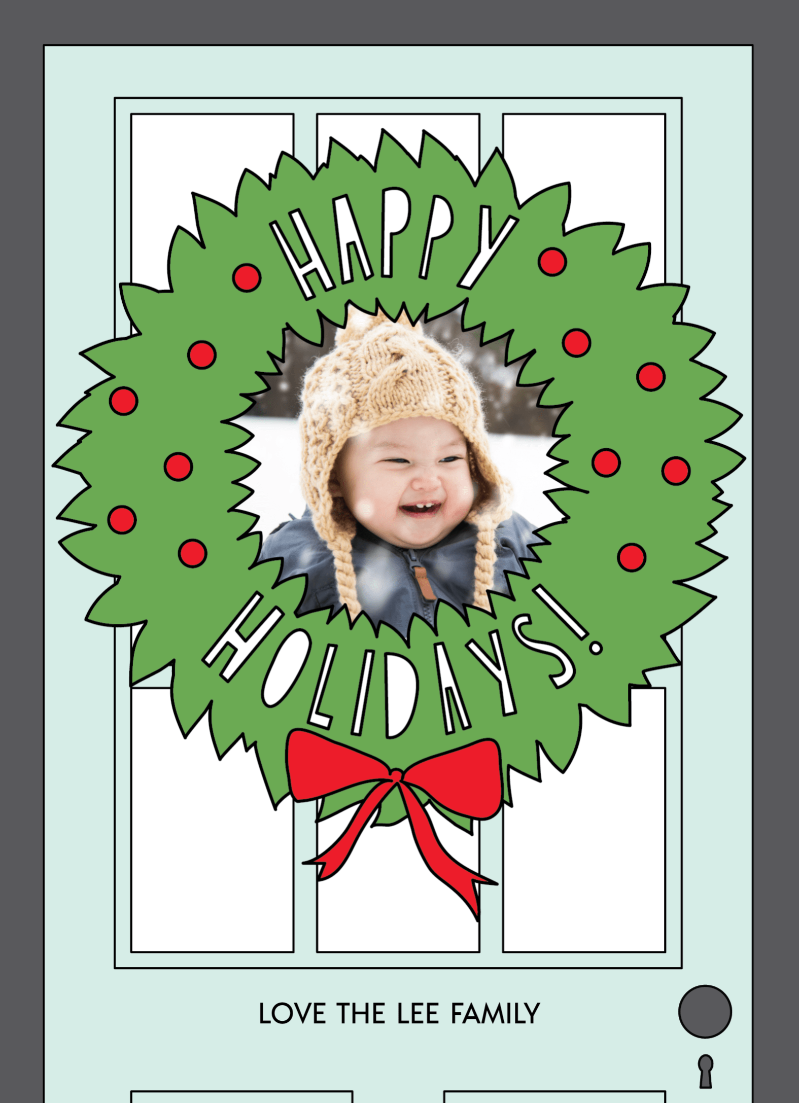 Holiday Door Wreath